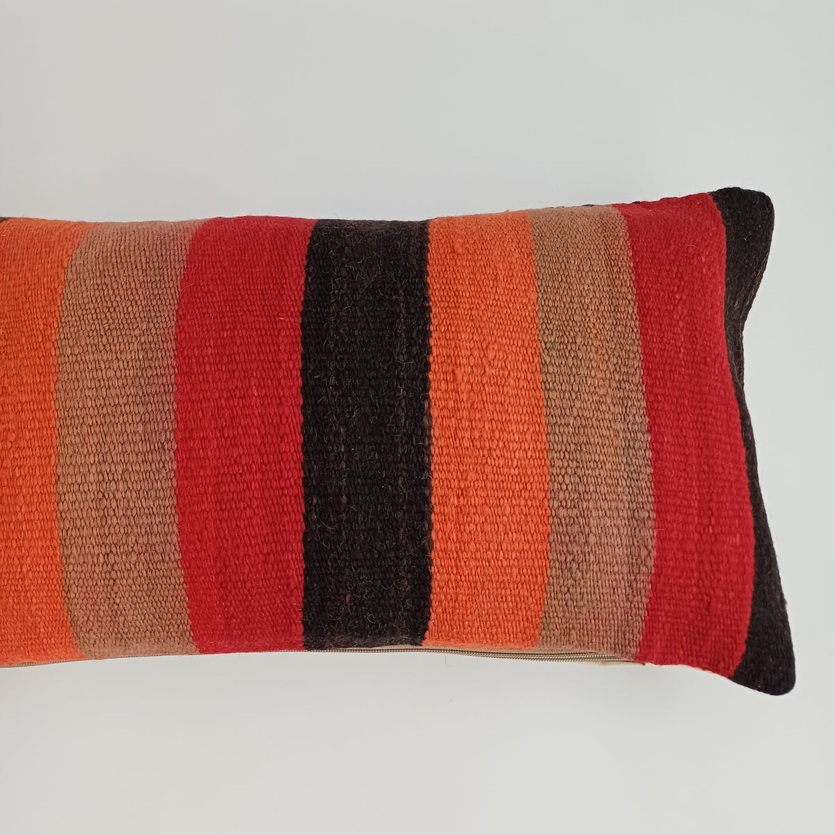 Moroccan Handmade Multicoloured Rug Cushion Cover 24''x12'' / 60x30 CM