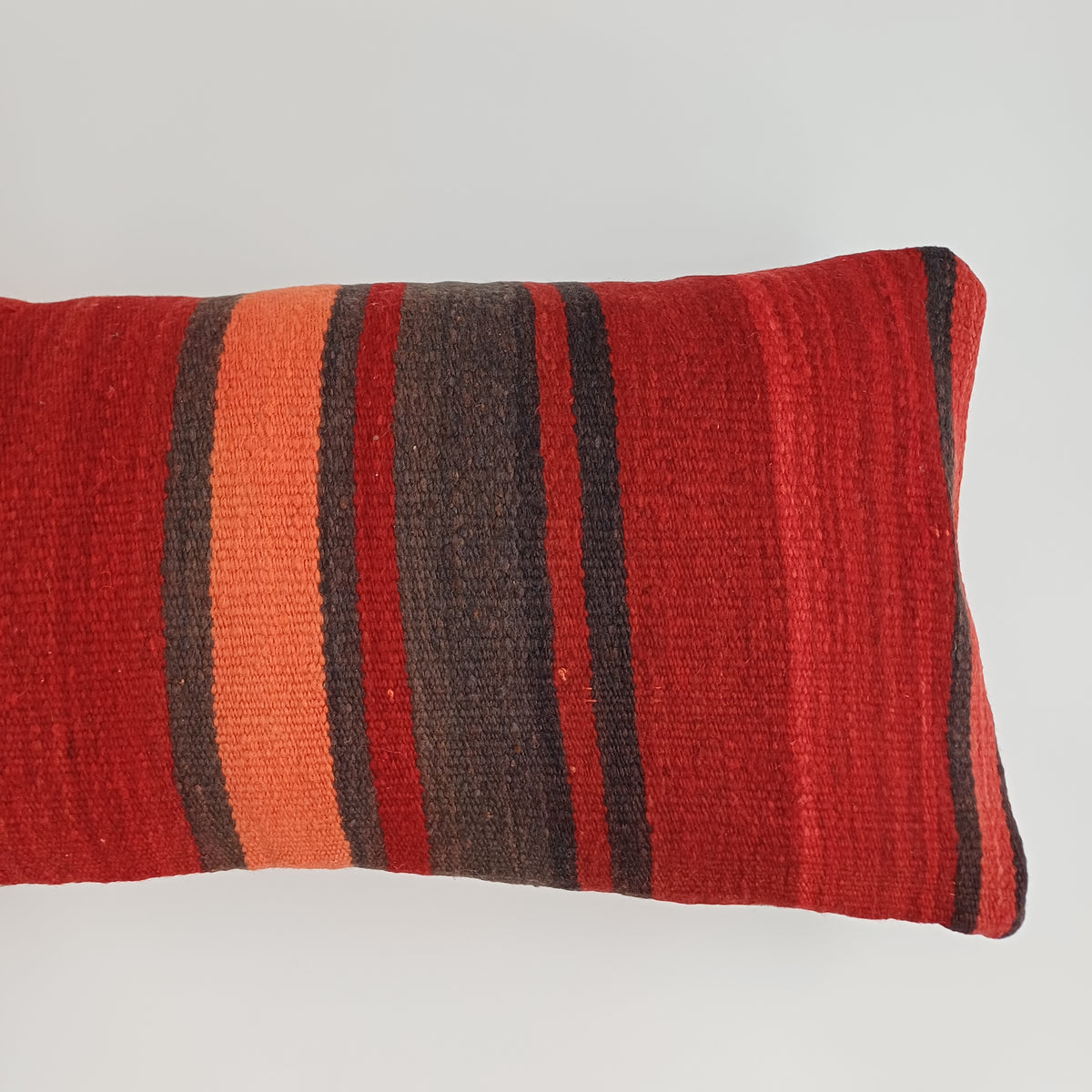 Moroccan Handmade Multicoloured Rug Cushion Cover 24''x12'' / 60x30 CM
