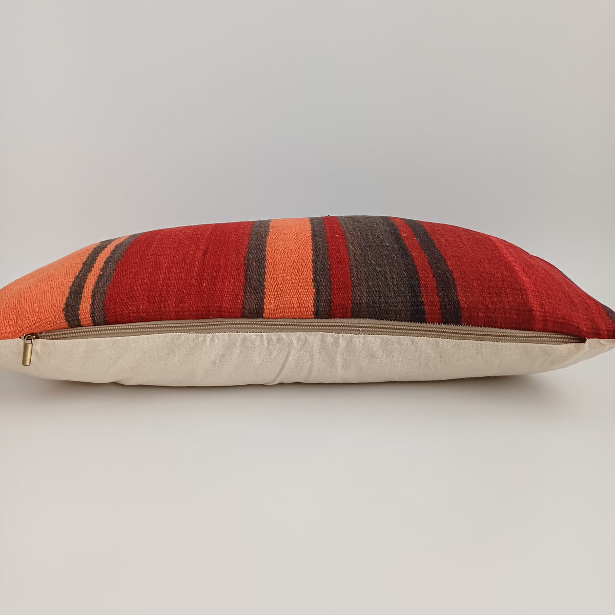 Moroccan Handmade Multicoloured Rug Cushion Cover 24''x12'' / 60x30 CM