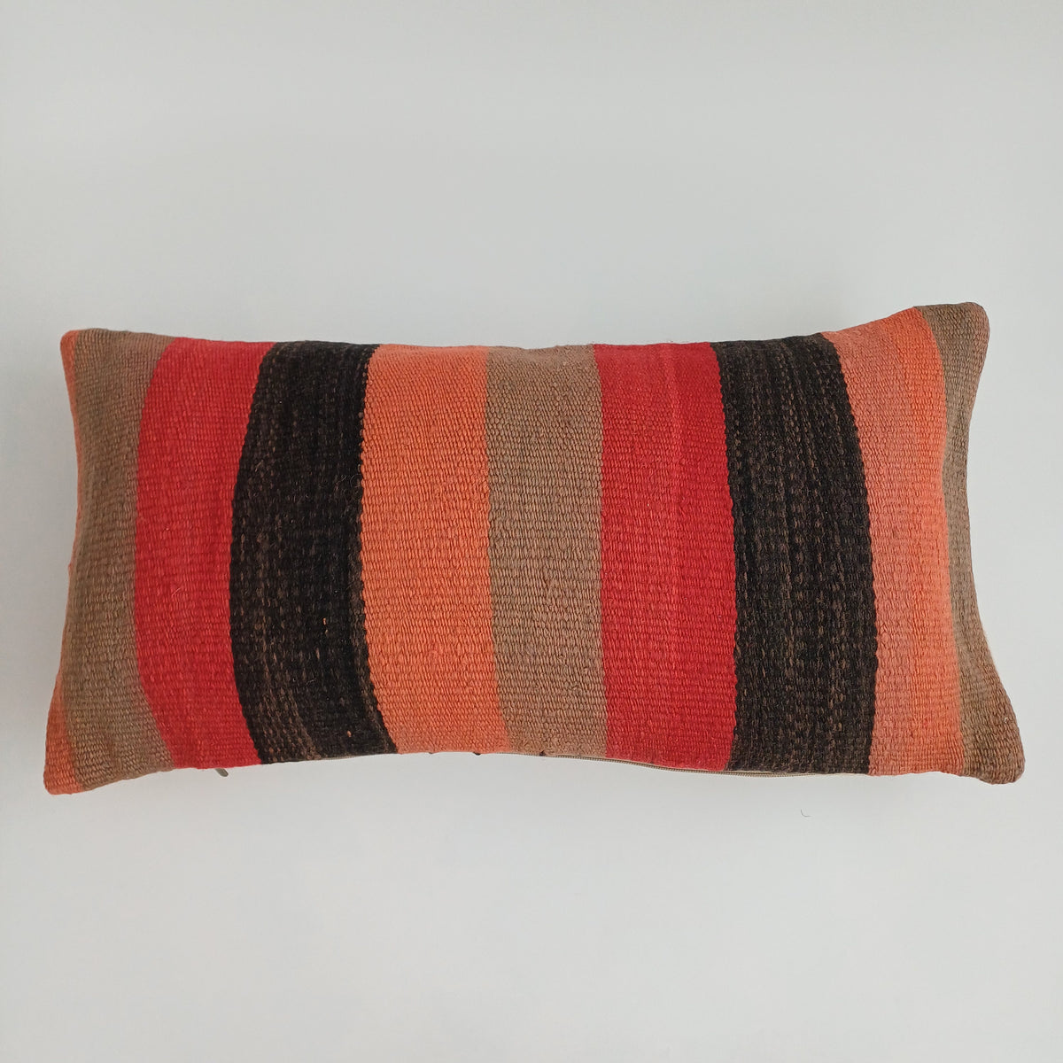 Moroccan Handmade Multicoloured Rug Cushion Cover 24''x12'' / 60x30 CM