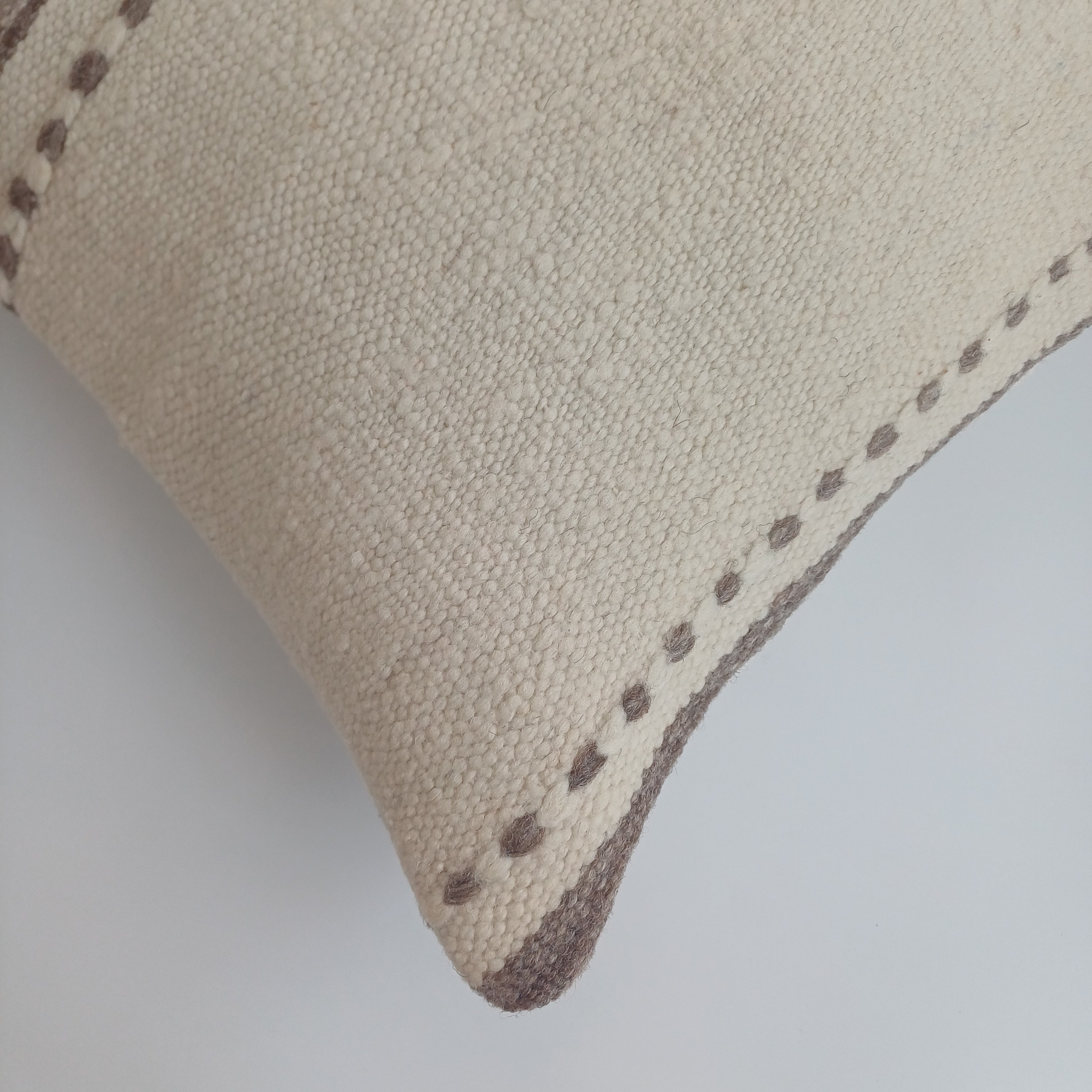 Moroccan Handmade Multicoloured Rug Cushion Cover 16''x16'' / 40x40 CM