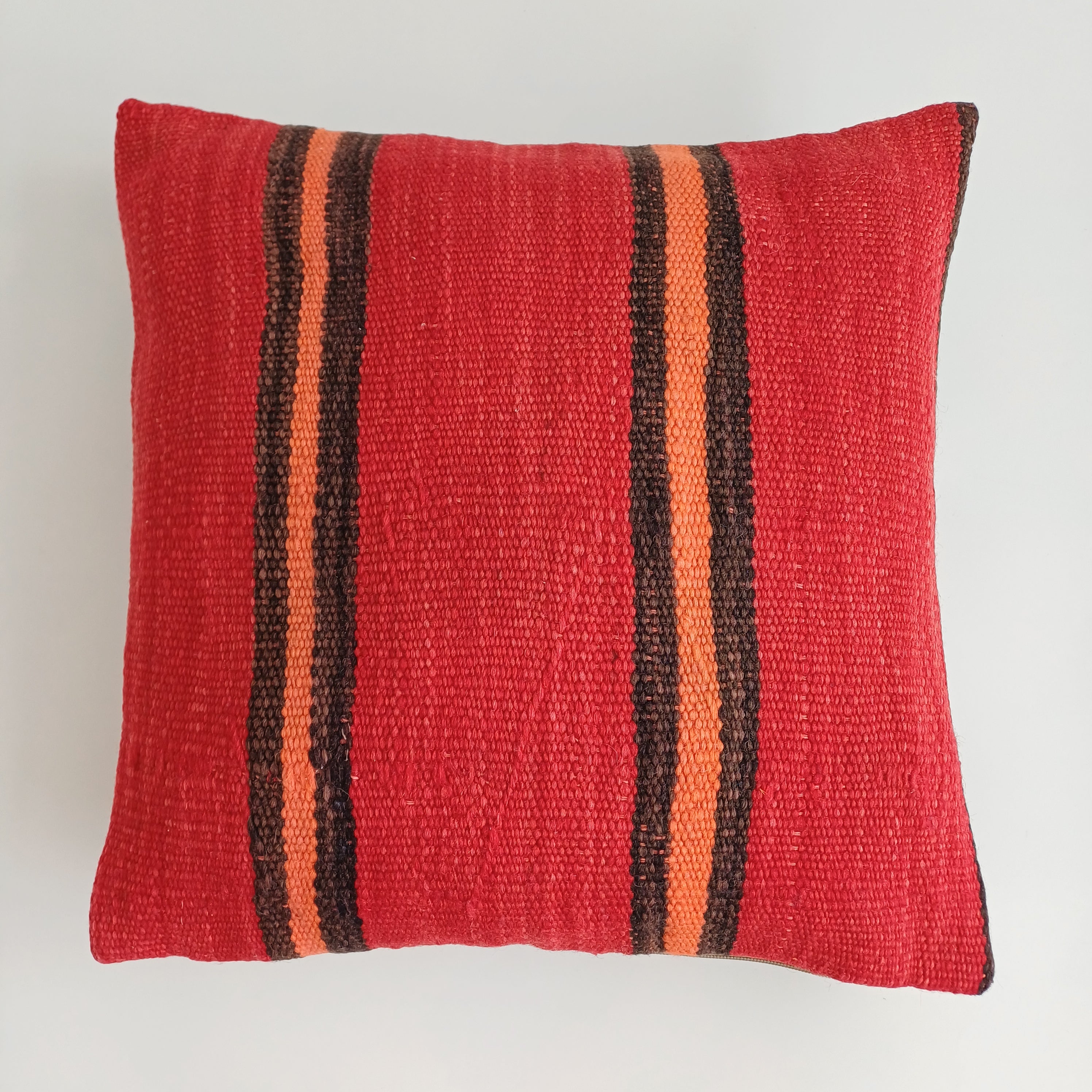 Moroccan Handmade Multicoloured Rug Cushion Cover 16''x16'' / 40x40 CM
