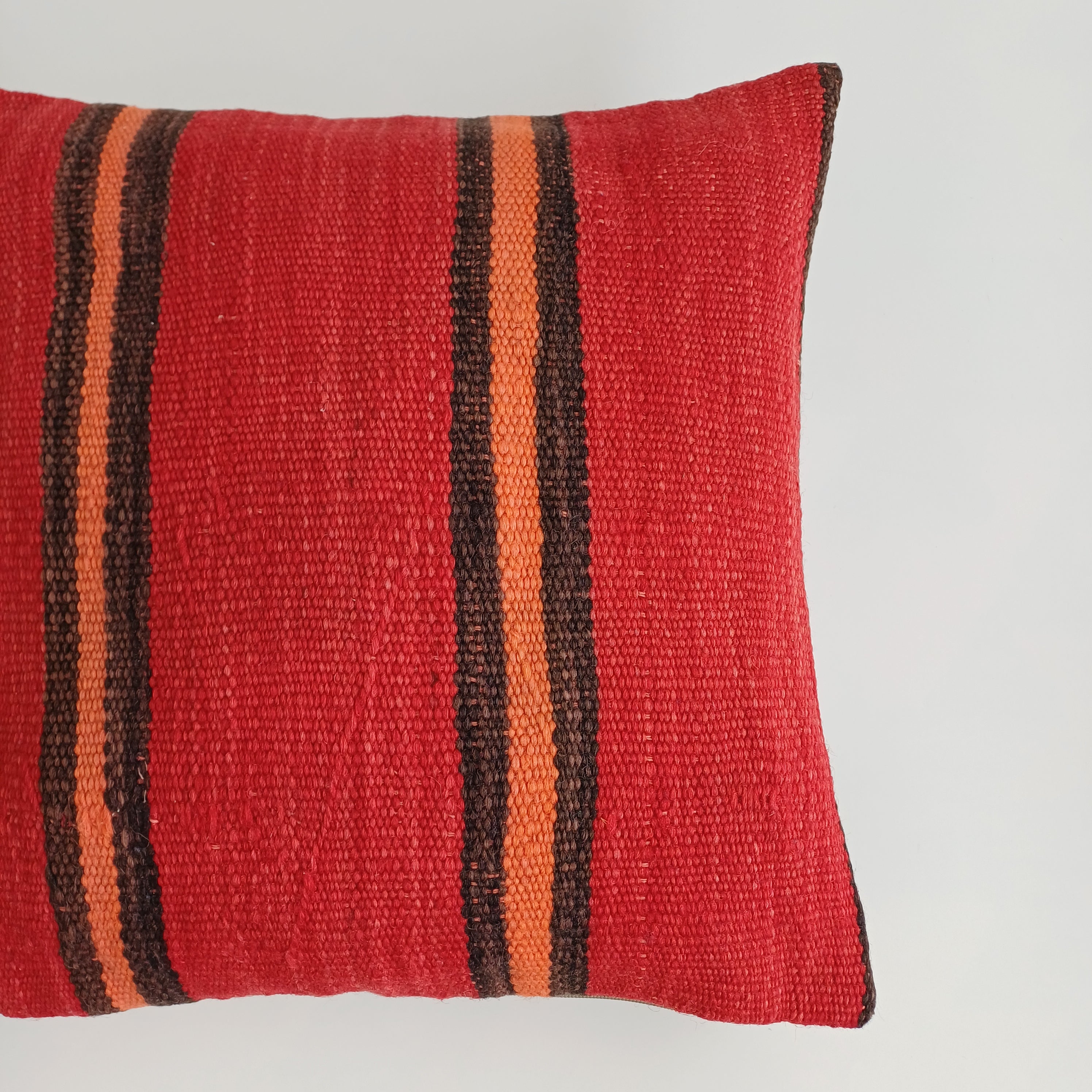 Moroccan Handmade Multicoloured Rug Cushion Cover 16''x16'' / 40x40 CM