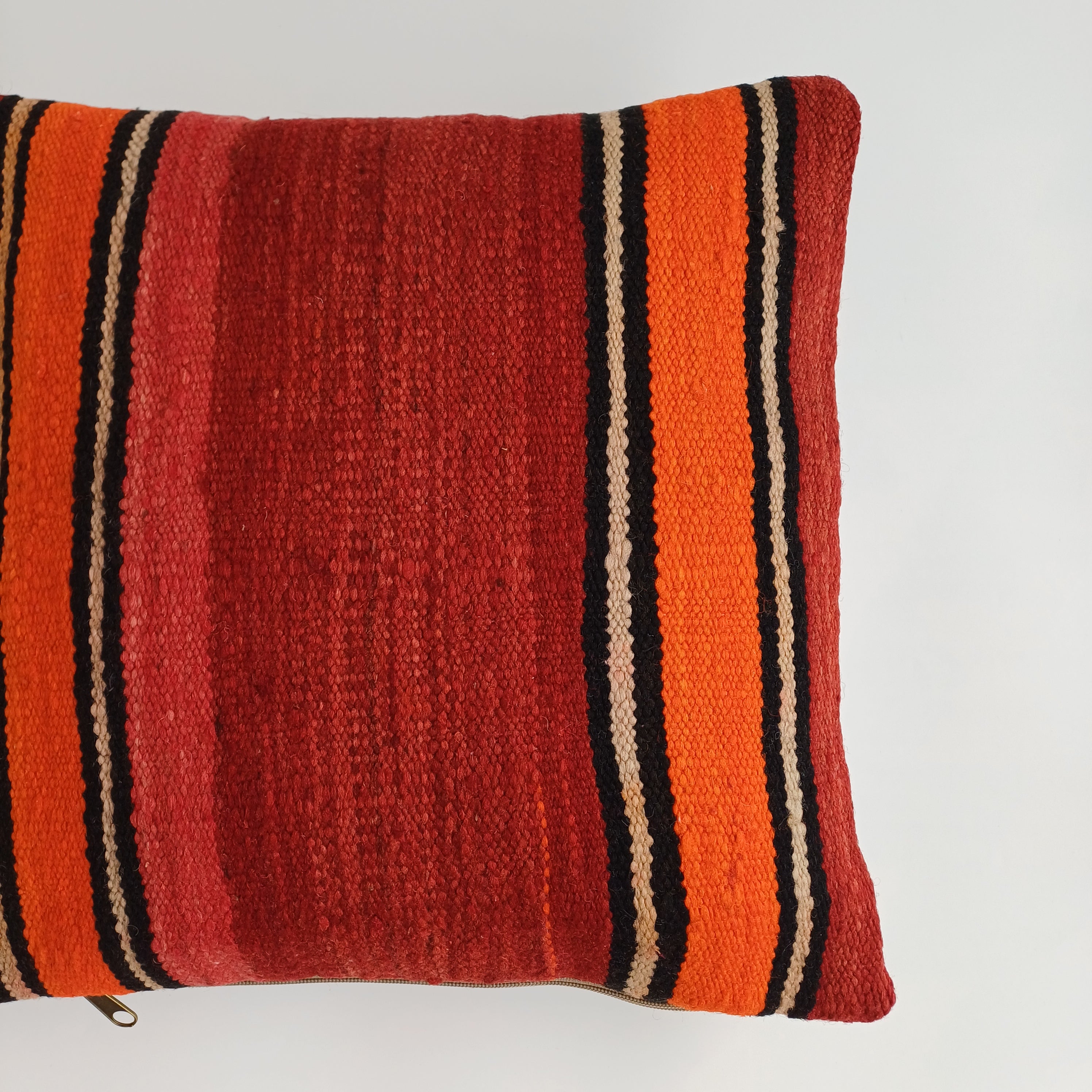 Moroccan Handmade Multicoloured Rug Cushion Cover 16''x16'' / 40x40 CM