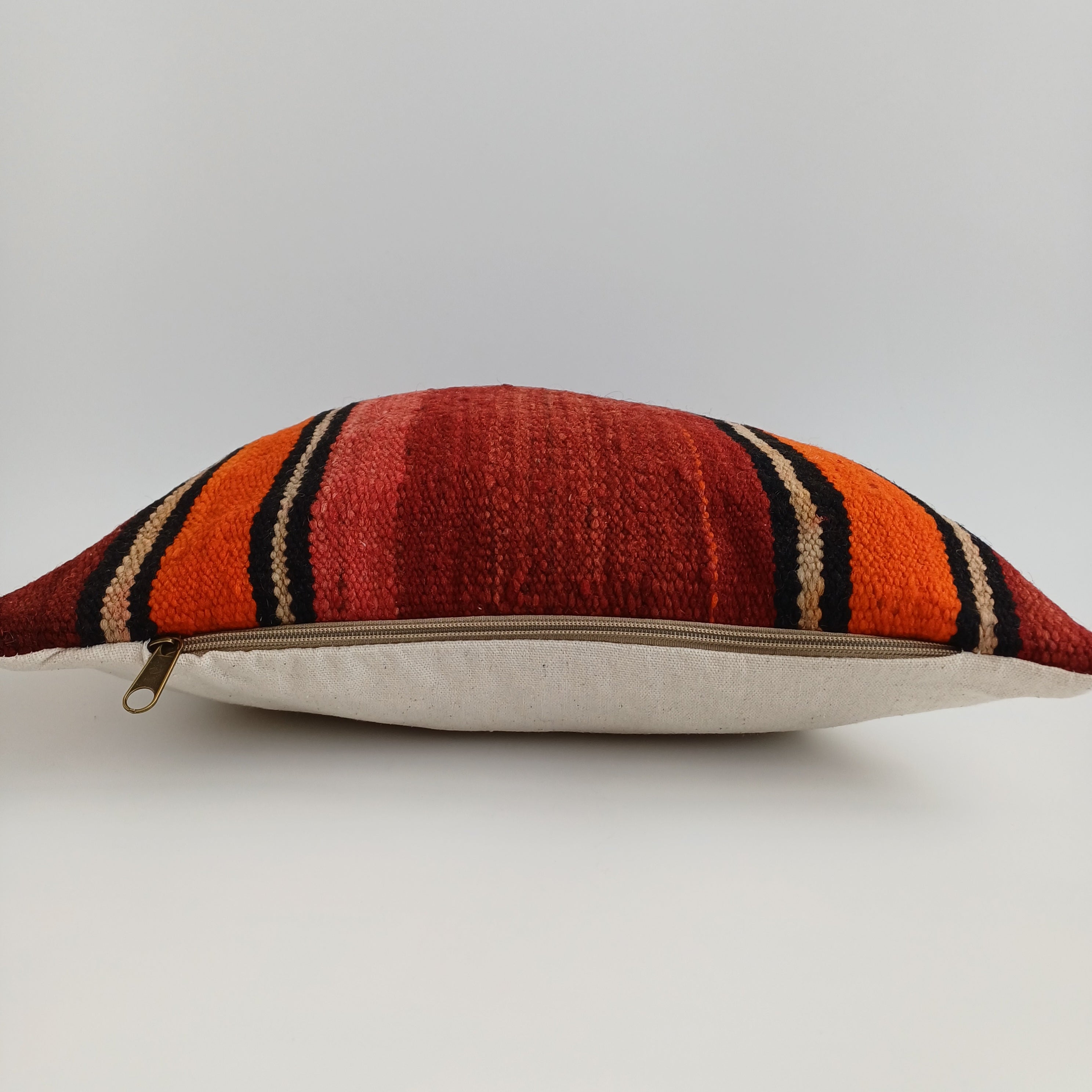 Moroccan Handmade Multicoloured Rug Cushion Cover 16''x16'' / 40x40 CM