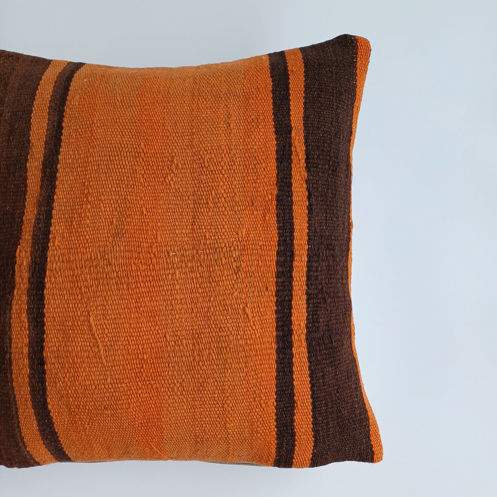 Moroccan Handmade Multicoloured Rug Cushion Cover 16''x16'' / 40x40 CM