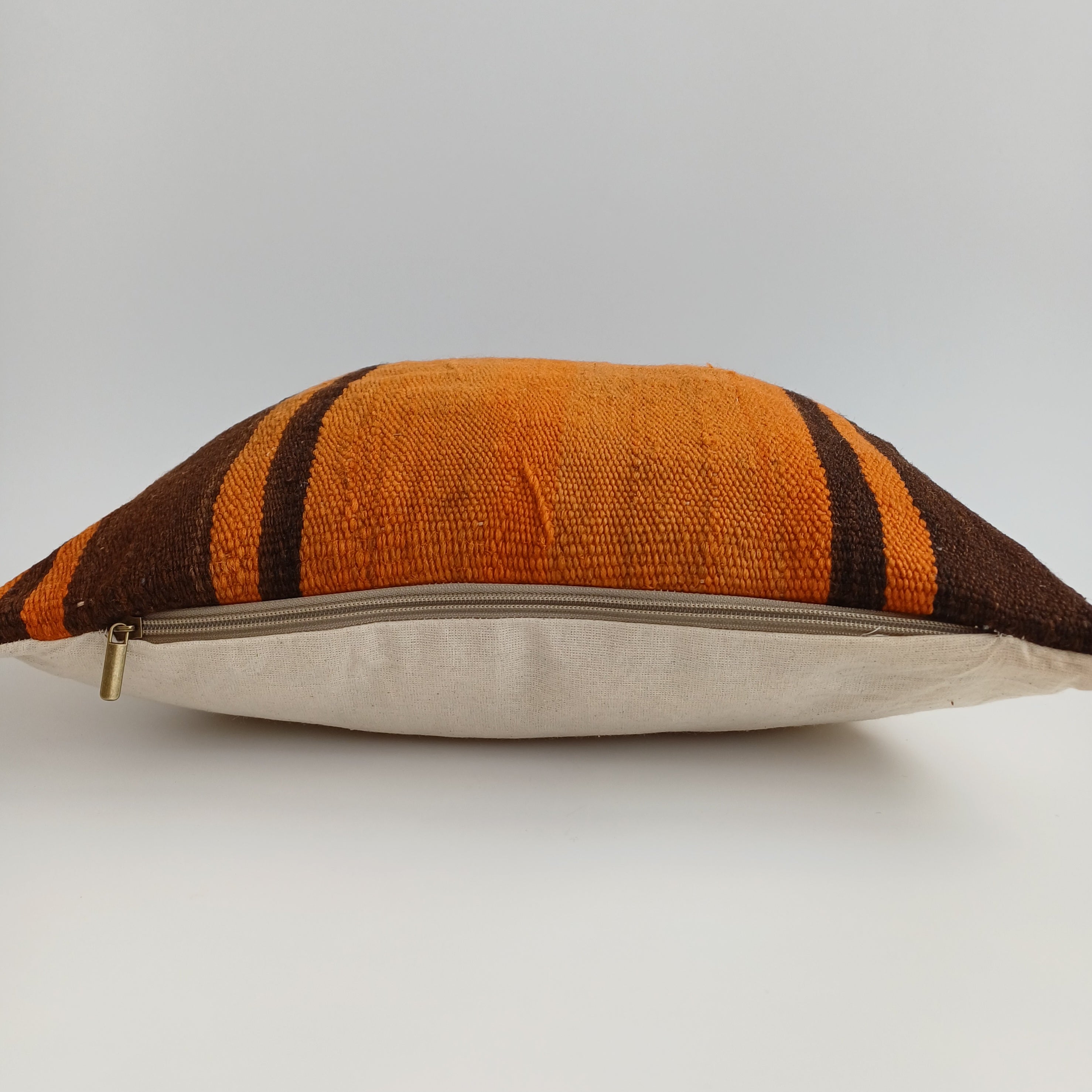Moroccan Handmade Multicoloured Rug Cushion Cover 16''x16'' / 40x40 CM