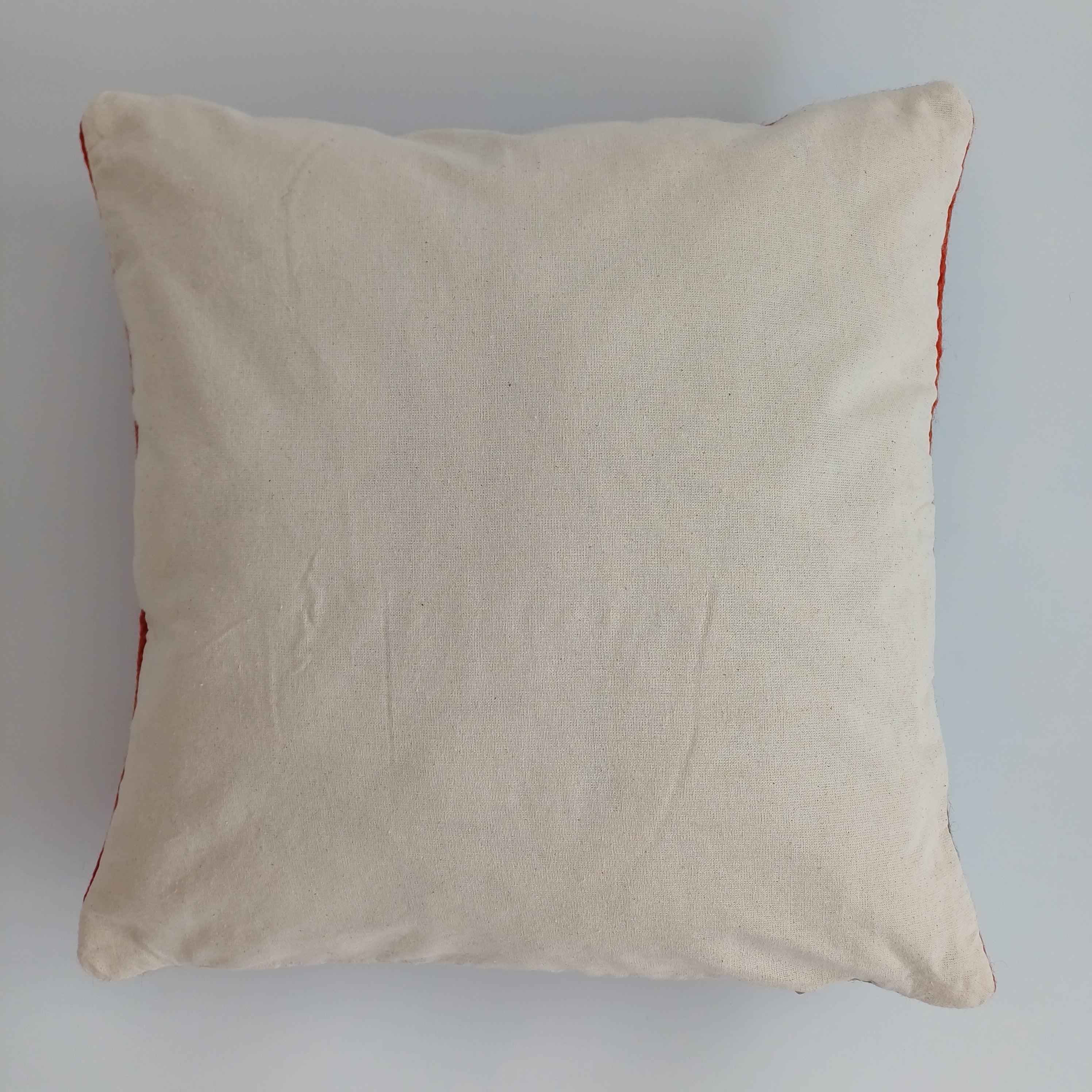 Moroccan Handmade Multicoloured Rug Cushion Cover 16''x16'' / 40x40 CM