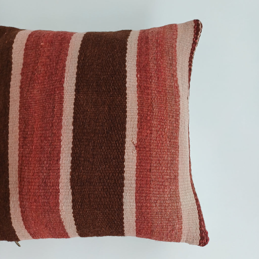 Moroccan Handmade Multicoloured Rug Cushion Cover 16''x16'' / 40x40 CM