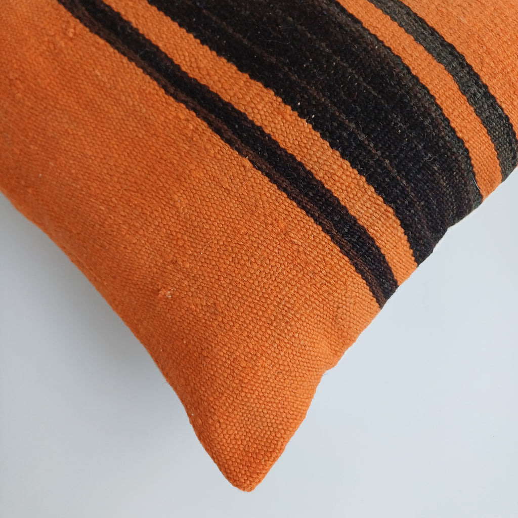 Moroccan Handmade Multicoloured Rug Cushion Cover 16''x16'' / 40x40 CM