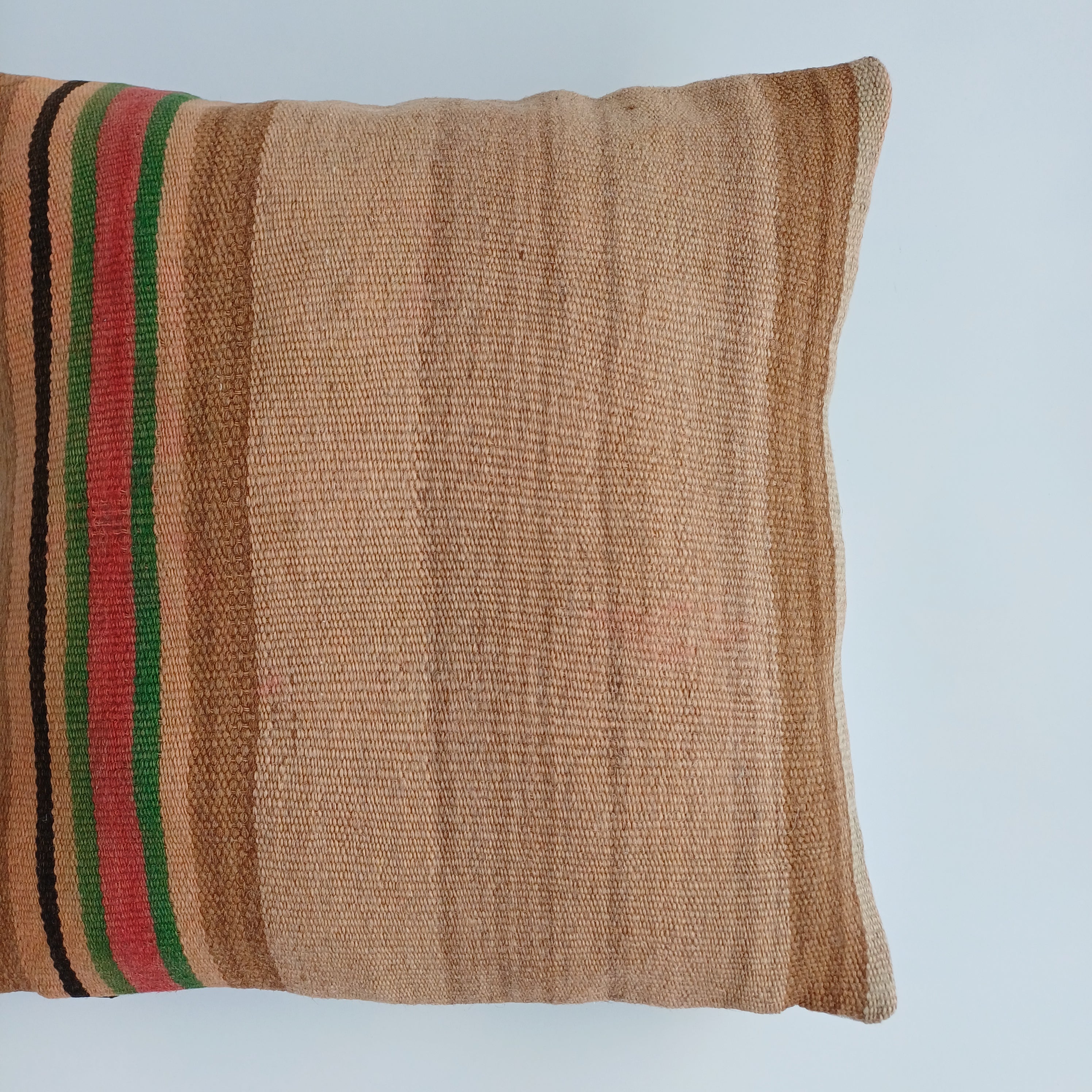 Moroccan Handmade Multicoloured Rug Cushion Cover 16''x16'' / 40x40 CM