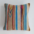 Moroccan Handmade Multicoloured Rug Cushion Cover 16''x16'' / 40x40 CM