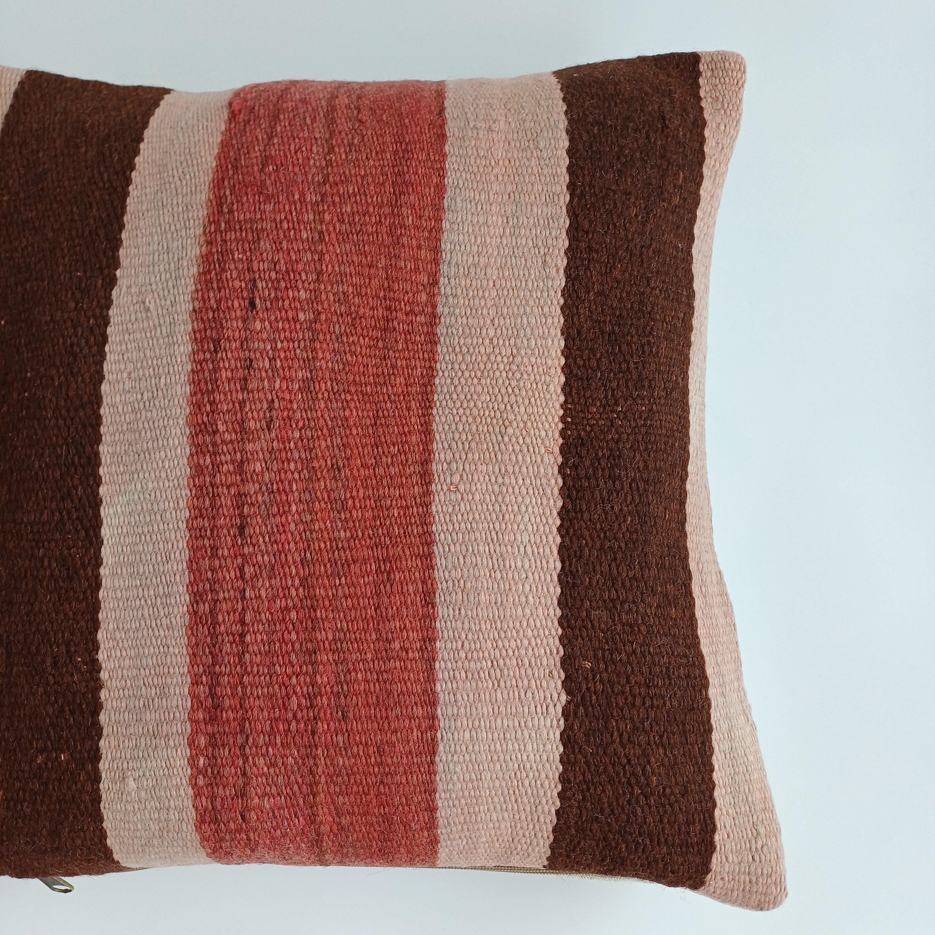 Moroccan Handmade Multicoloured Rug Cushion Cover 16''x16'' / 40x40 CM