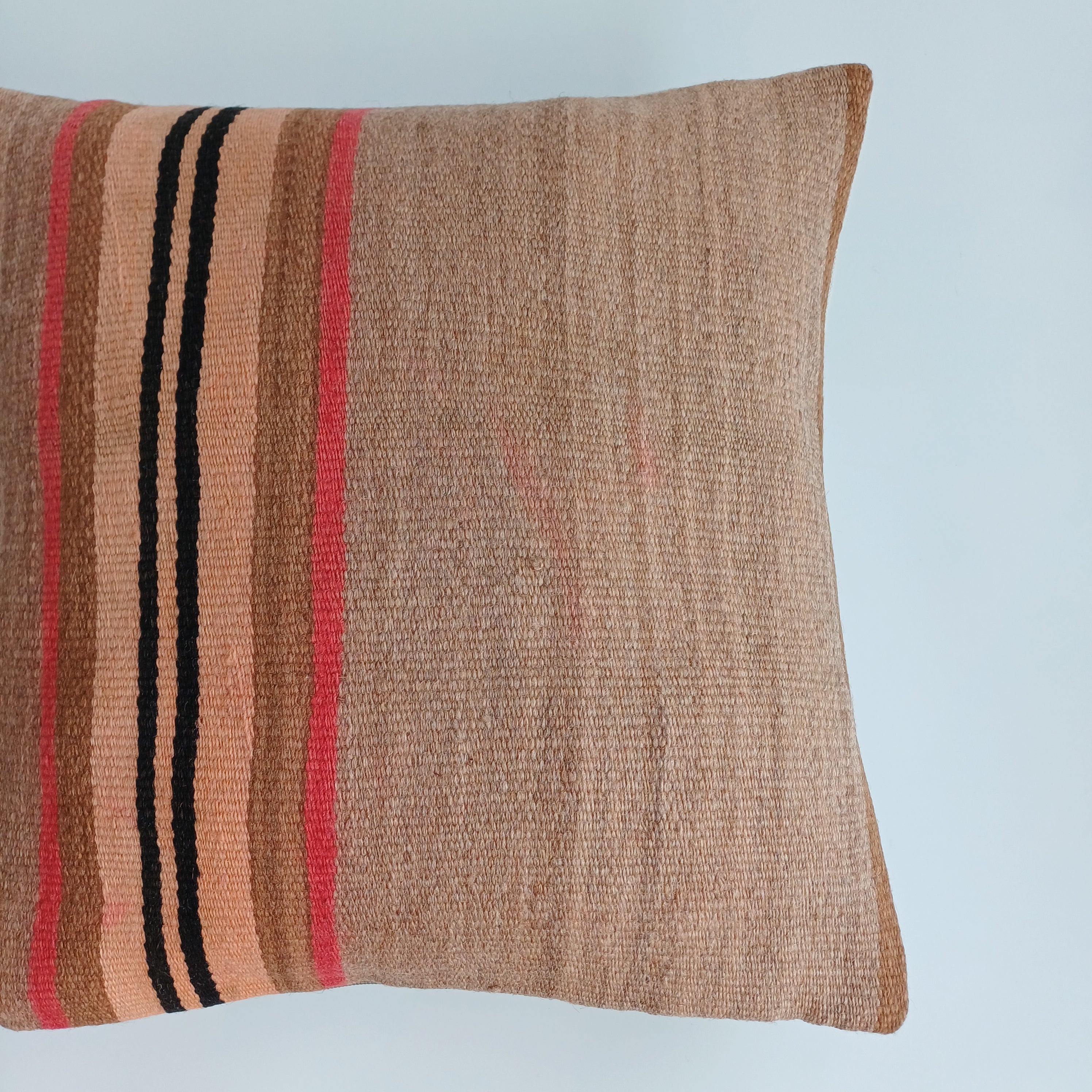 Moroccan Handmade Multicoloured Rug Cushion Cover 16''x16'' / 40x40 CM