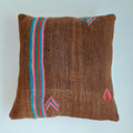 Moroccan Handmade Multicoloured Rug Cushion Cover 16''x16'' / 40x40 CM
