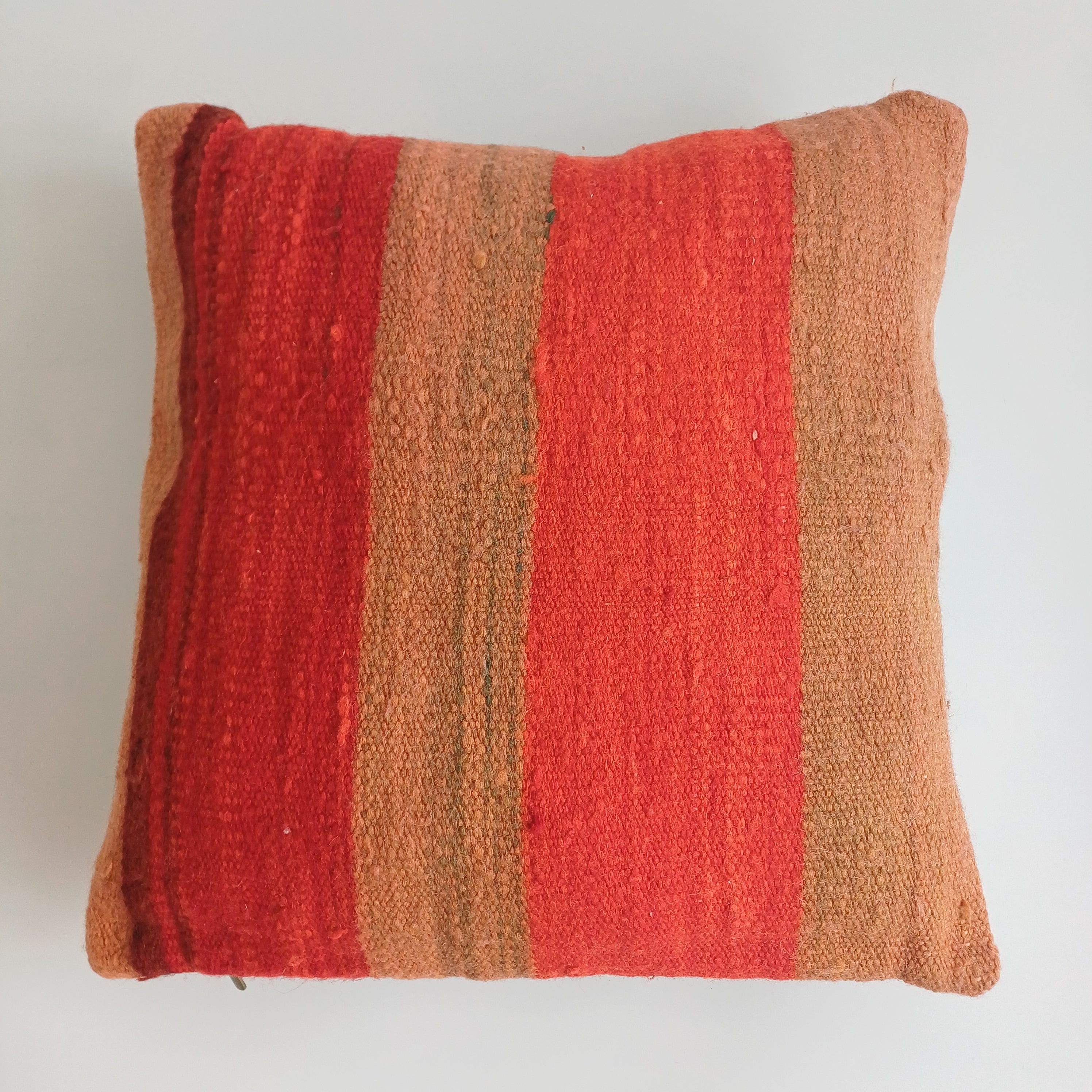 Moroccan Handmade Multicoloured Rug Cushion Cover 16''x16'' / 40x40 CM