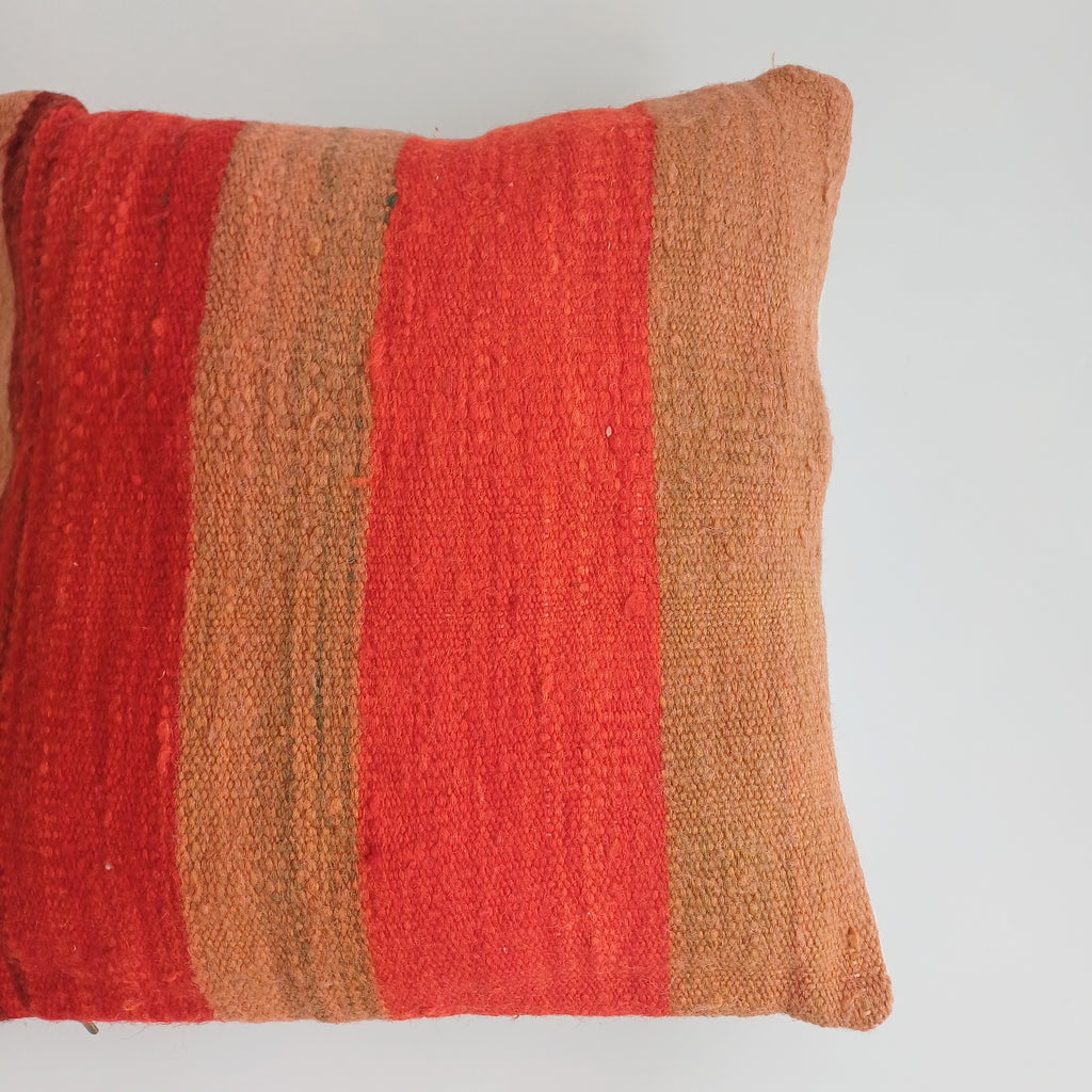 Moroccan Handmade Multicoloured Rug Cushion Cover 16''x16'' / 40x40 CM