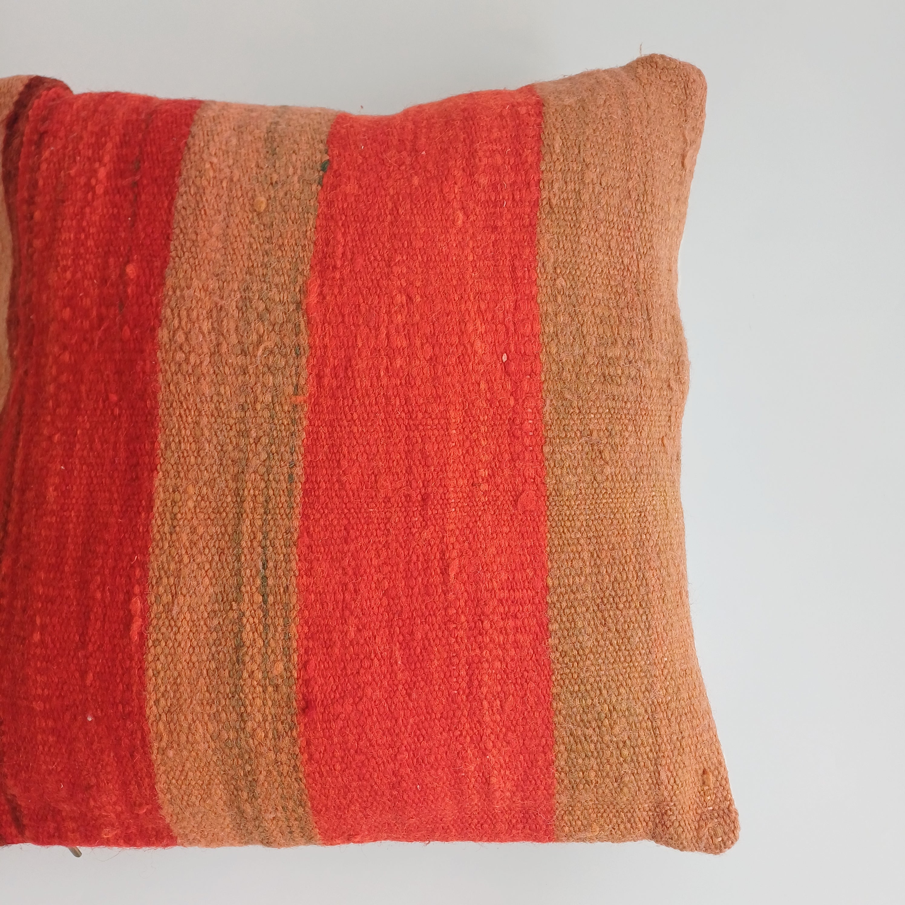 Moroccan Handmade Multicoloured Rug Cushion Cover 16''x16'' / 40x40 CM
