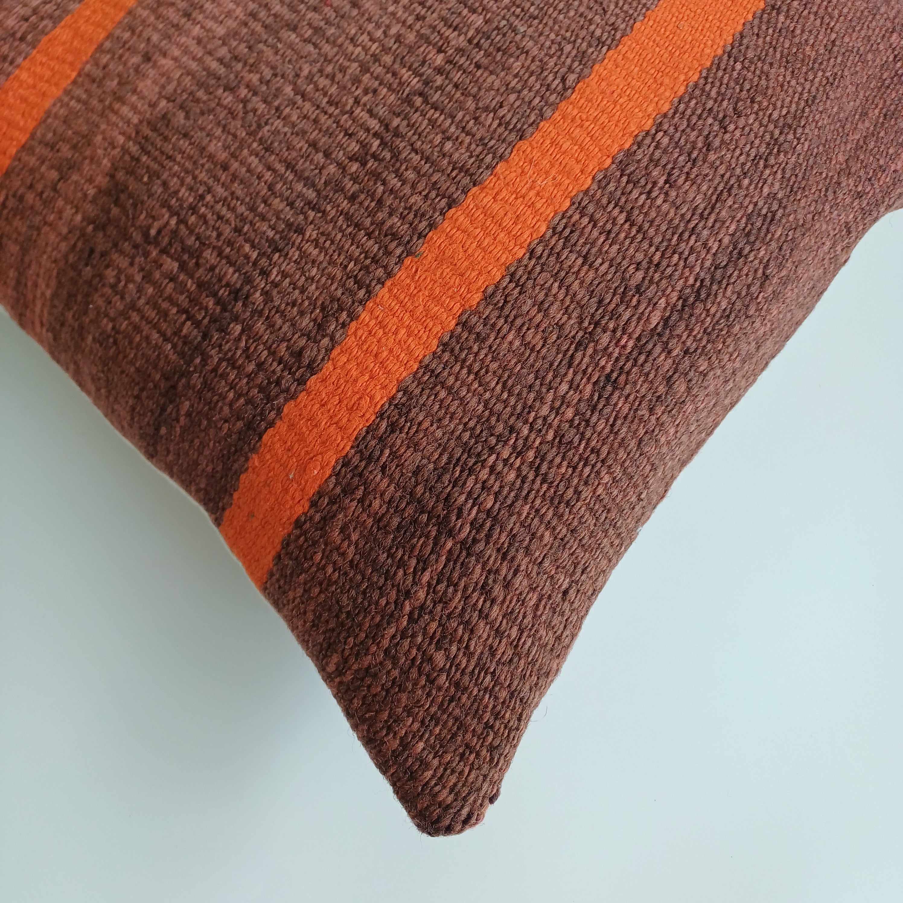 Moroccan Handmade Multicoloured Rug Cushion Cover 16''x16'' / 40x40 CM