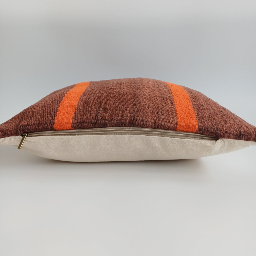 Moroccan Handmade Multicoloured Rug Cushion Cover 16''x16'' / 40x40 CM