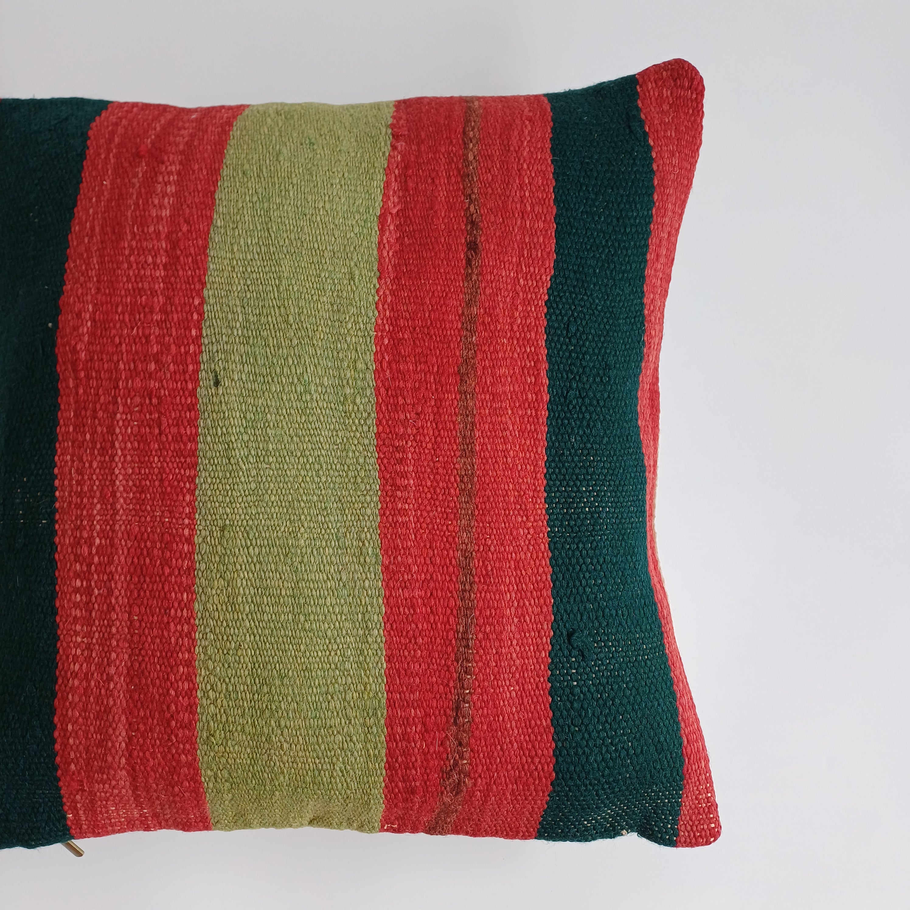 Moroccan Handmade Multicoloured Rug Cushion Cover 16''x16'' / 40x40 CM