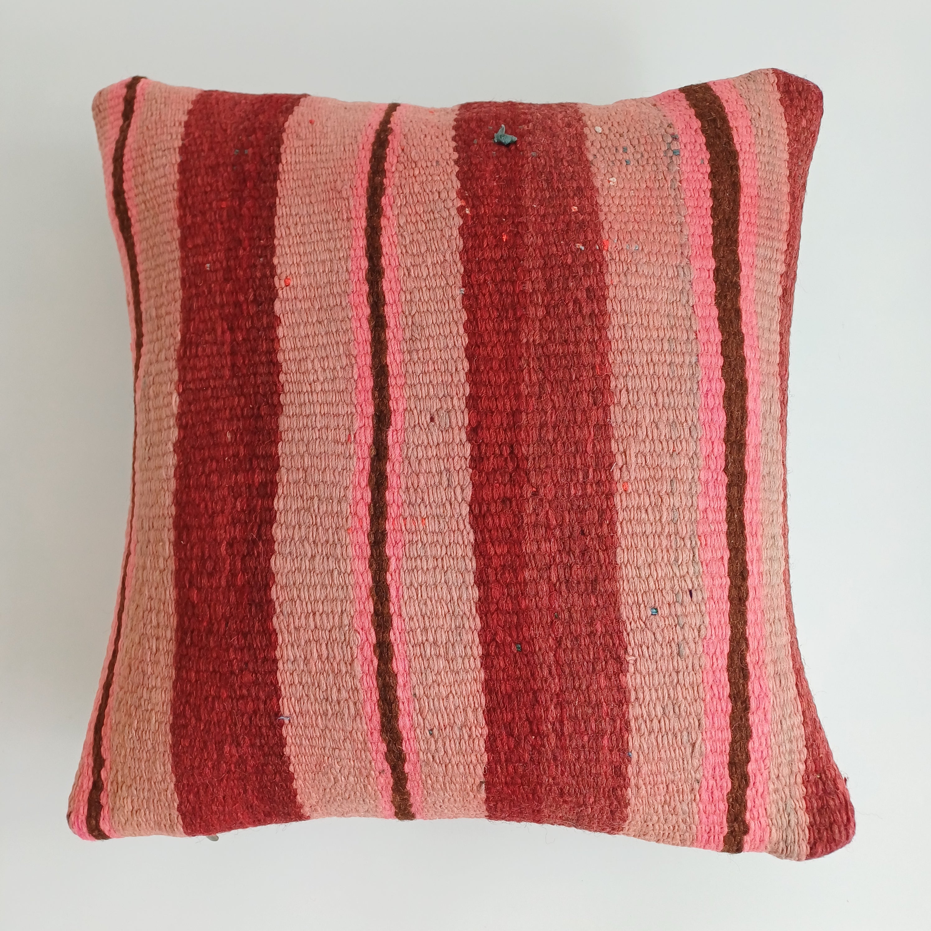 Moroccan Handmade Multicoloured Rug Cushion Cover 16''x16'' / 40x40 CM