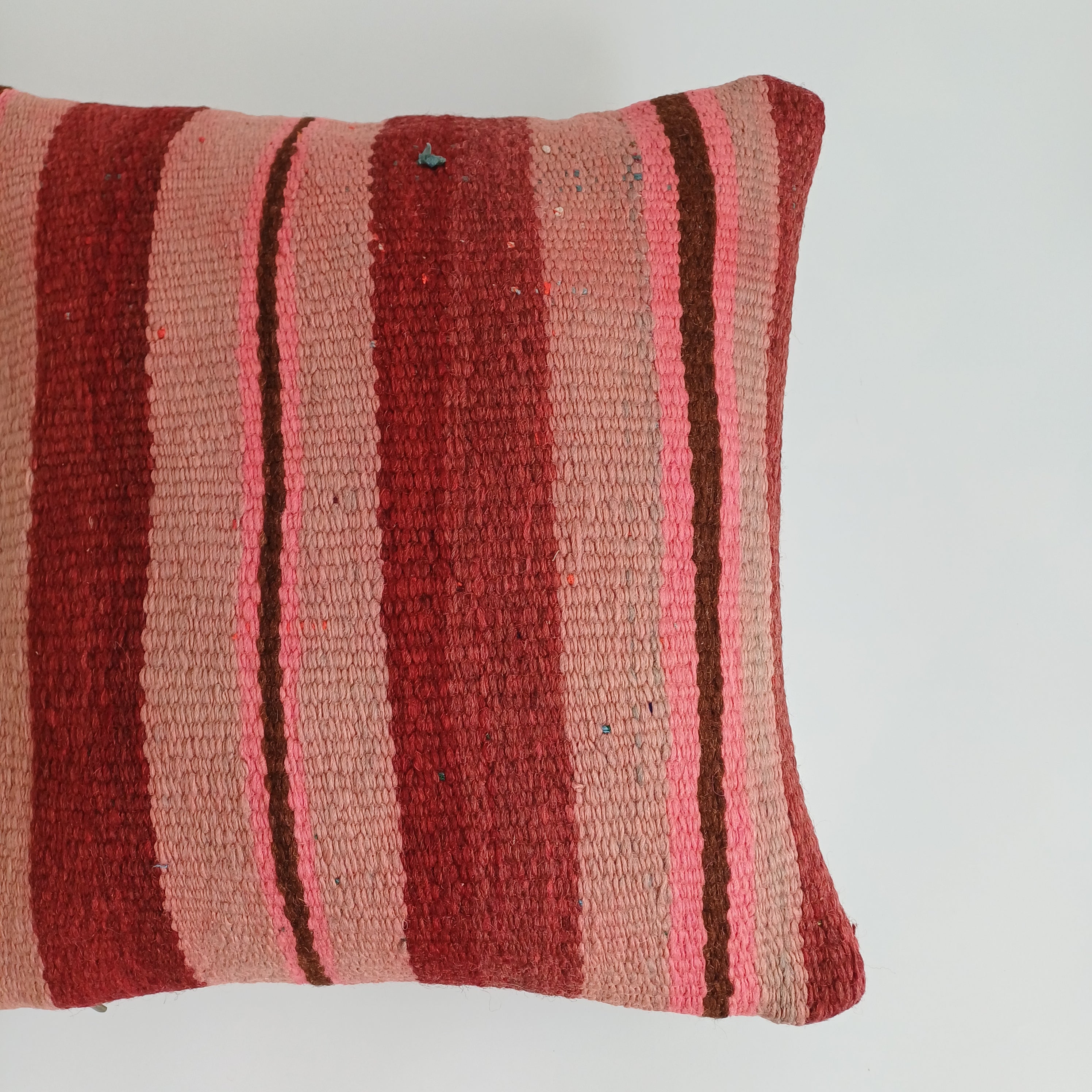 Moroccan Handmade Multicoloured Rug Cushion Cover 16''x16'' / 40x40 CM