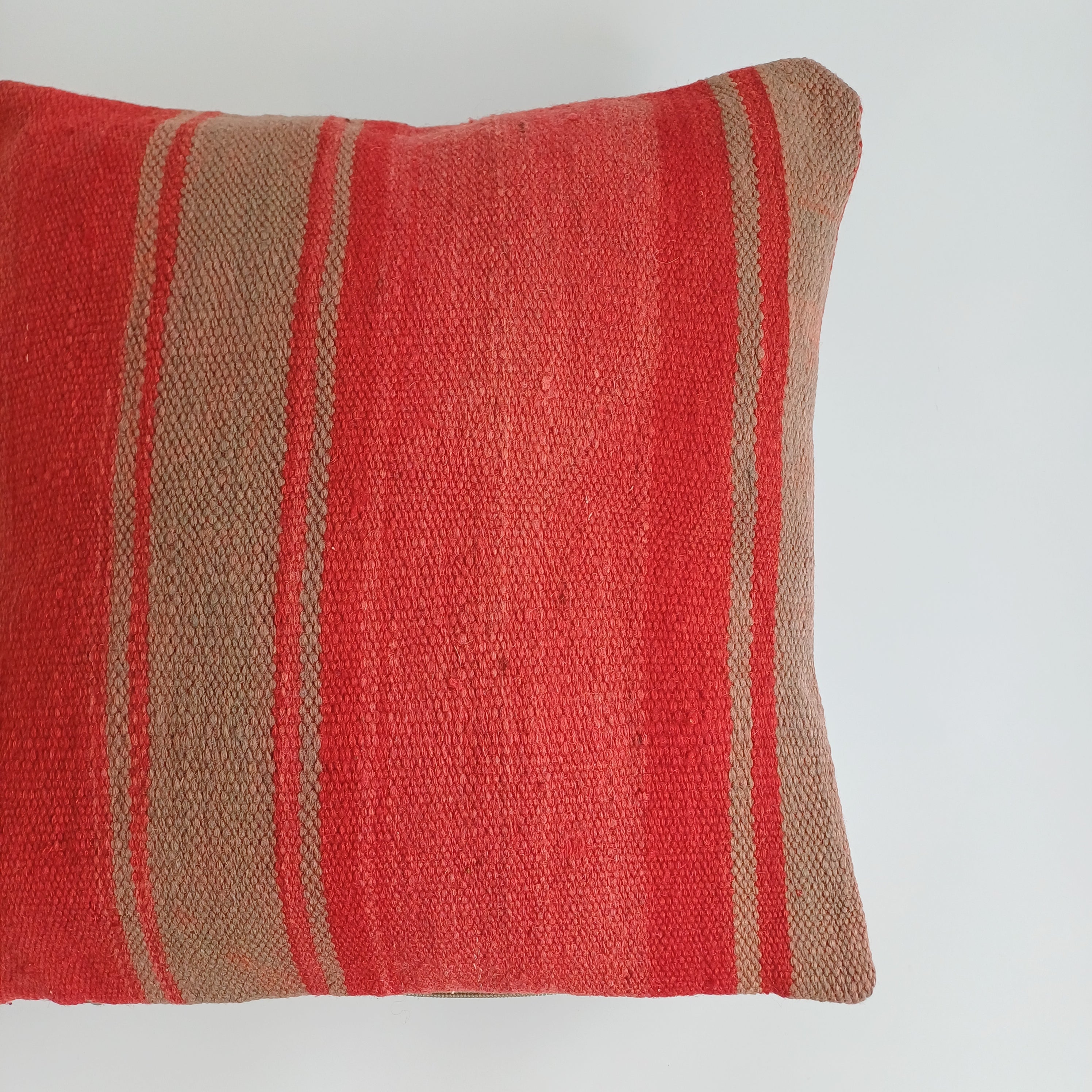 Moroccan Handmade Multicoloured Rug Cushion Cover 16''x16'' / 40x40 CM