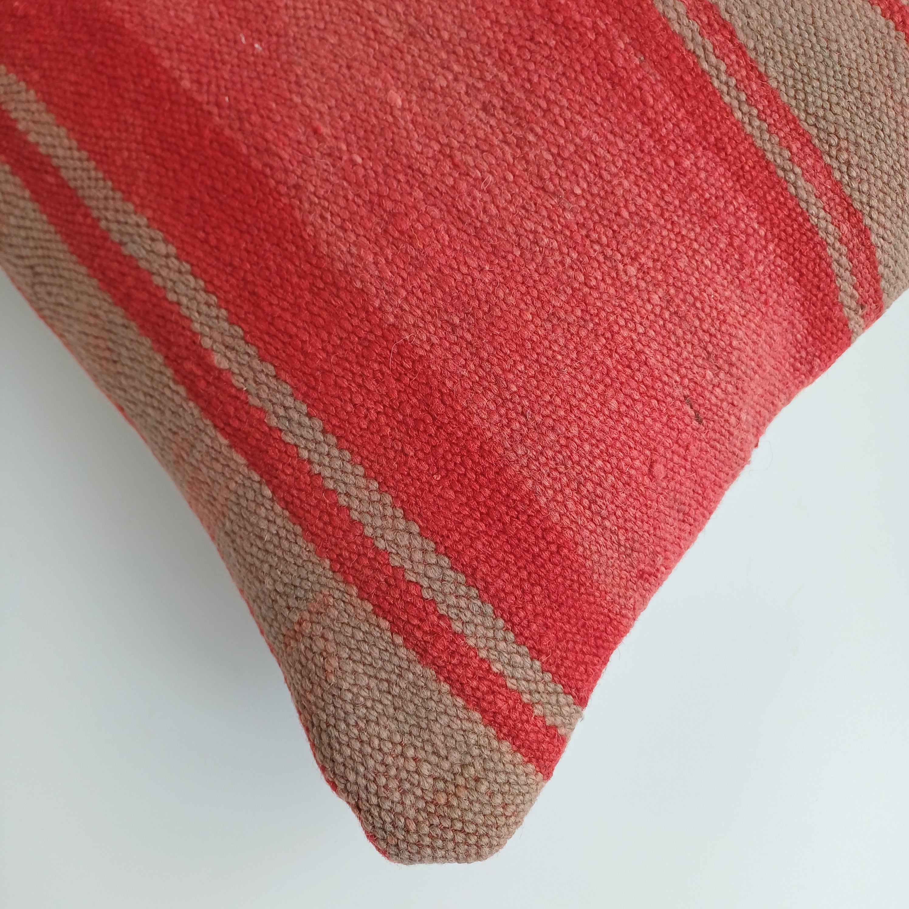 Moroccan Handmade Multicoloured Rug Cushion Cover 16''x16'' / 40x40 CM