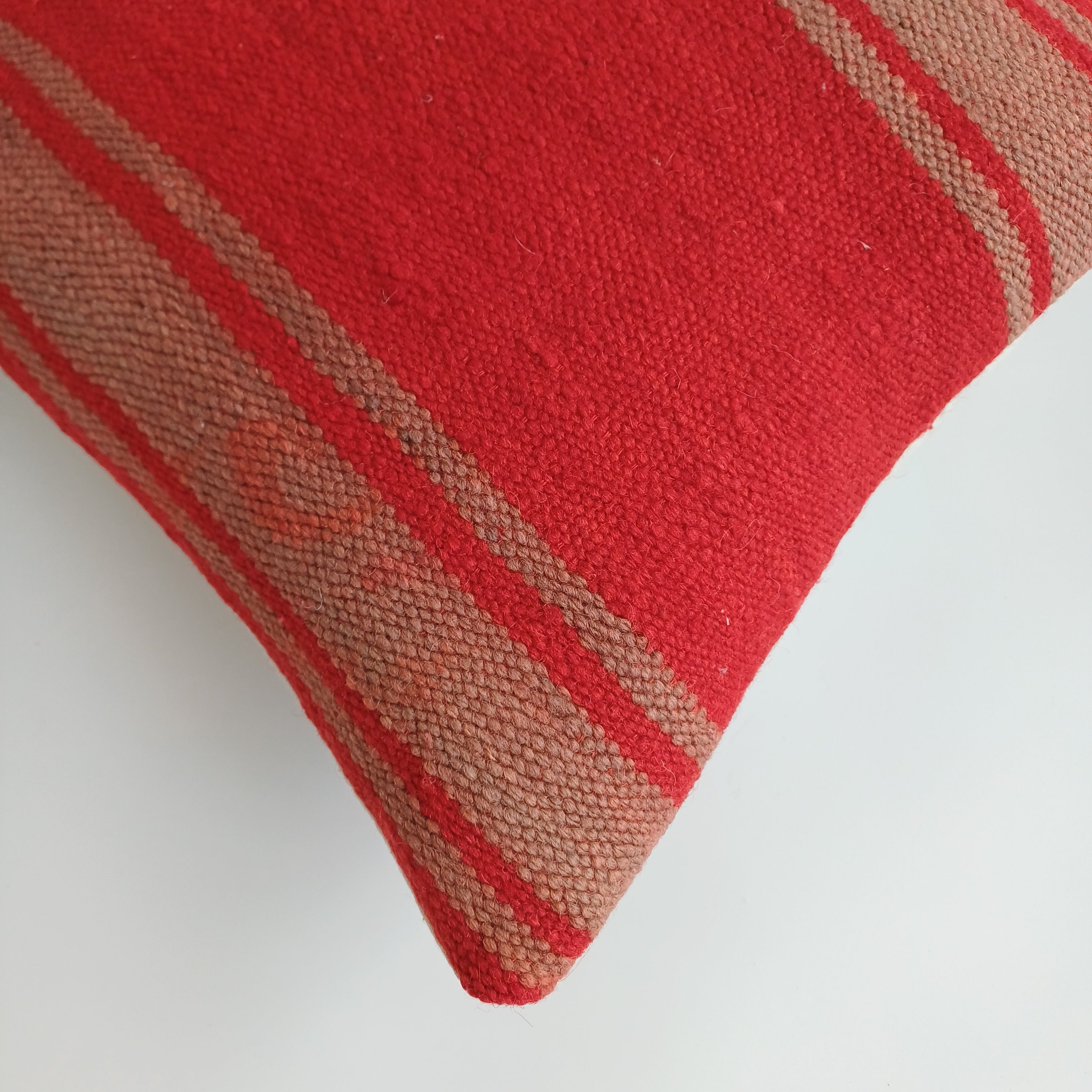 Moroccan Handmade Multicoloured Rug Cushion Cover 16''x16'' / 40x40 CM