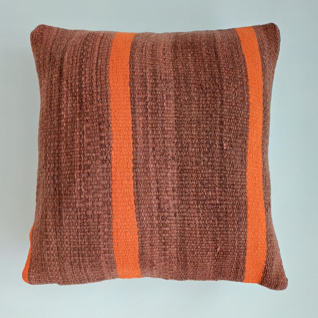 Moroccan Handmade Multicoloured Rug Cushion Cover 16''x16'' / 40x40 CM
