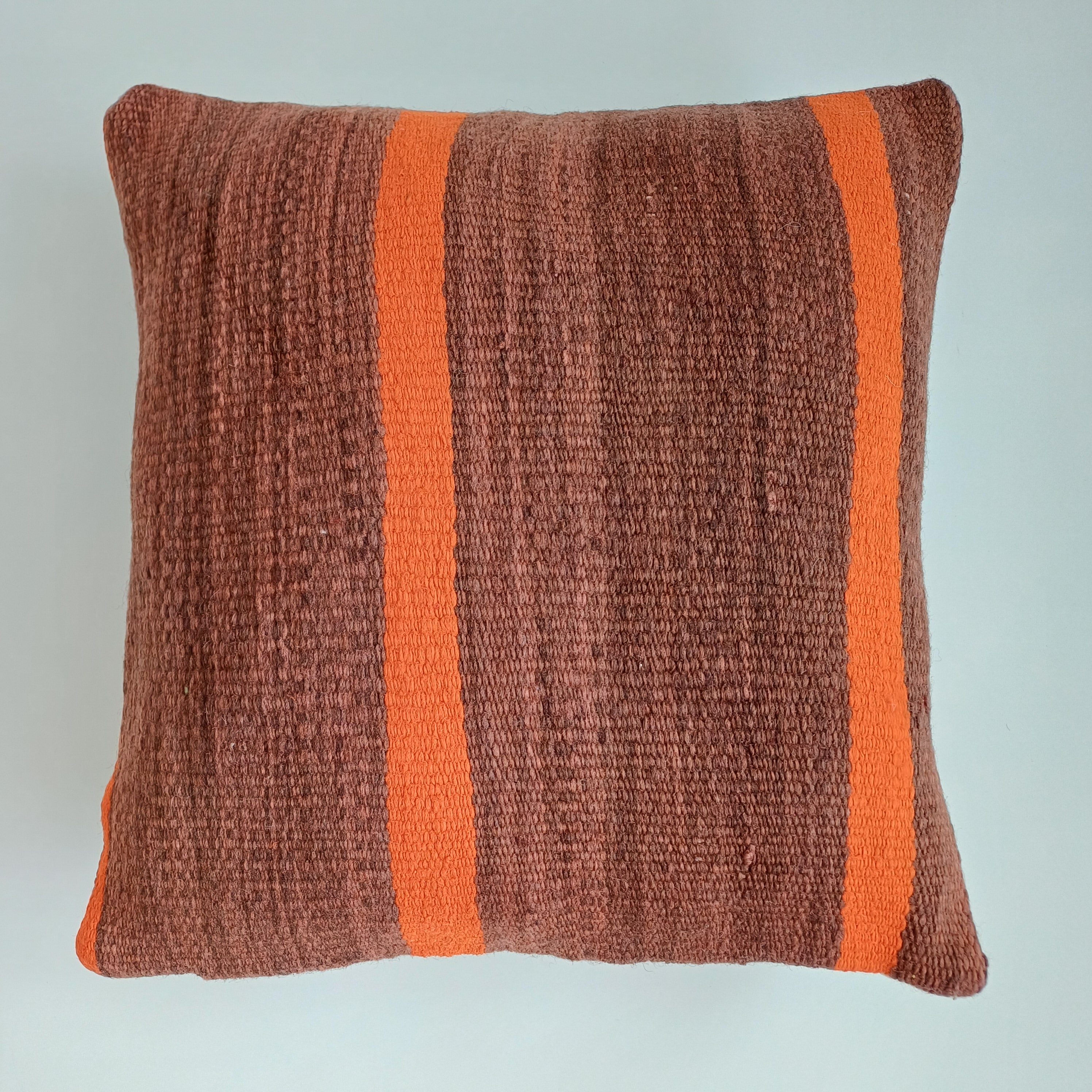 Moroccan Handmade Multicoloured Rug Cushion Cover 16''x16'' / 40x40 CM