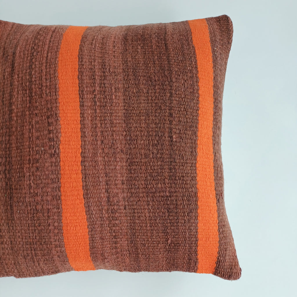 Moroccan Handmade Multicoloured Rug Cushion Cover 16''x16'' / 40x40 CM