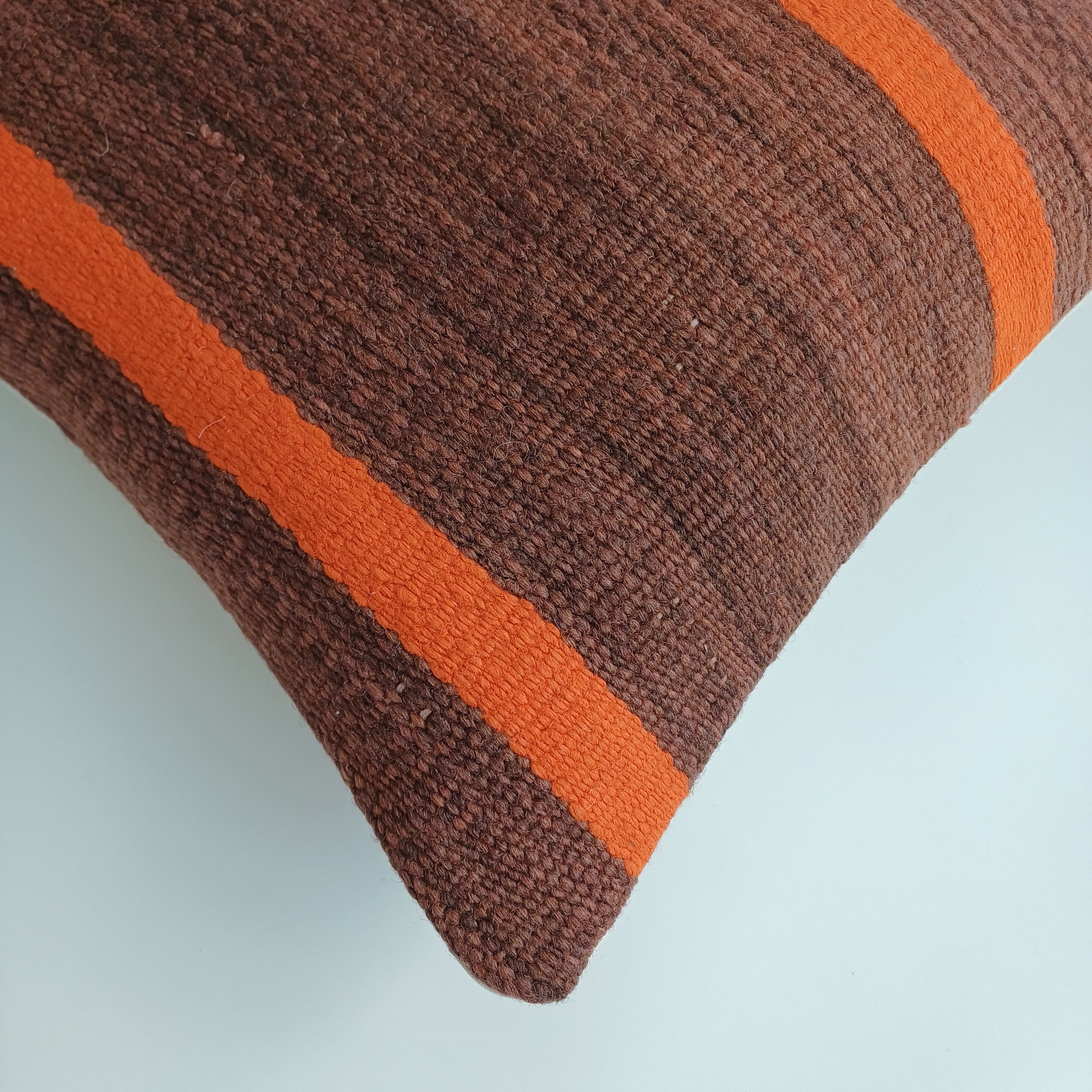 Moroccan Handmade Multicoloured Rug Cushion Cover 16''x16'' / 40x40 CM