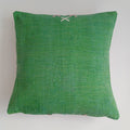 Moroccan Handmade Green Cactus Silk Cushion Cover 16''x16'' / 40x40 CM