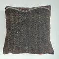 Moroccan Handmade Brown Cactus Silk Cushion Cover 16''x16'' / 40x40 CM