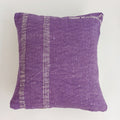 Moroccan Handmade Purple Cactus Silk Cushion Cover 16''x16'' / 40x36 CM