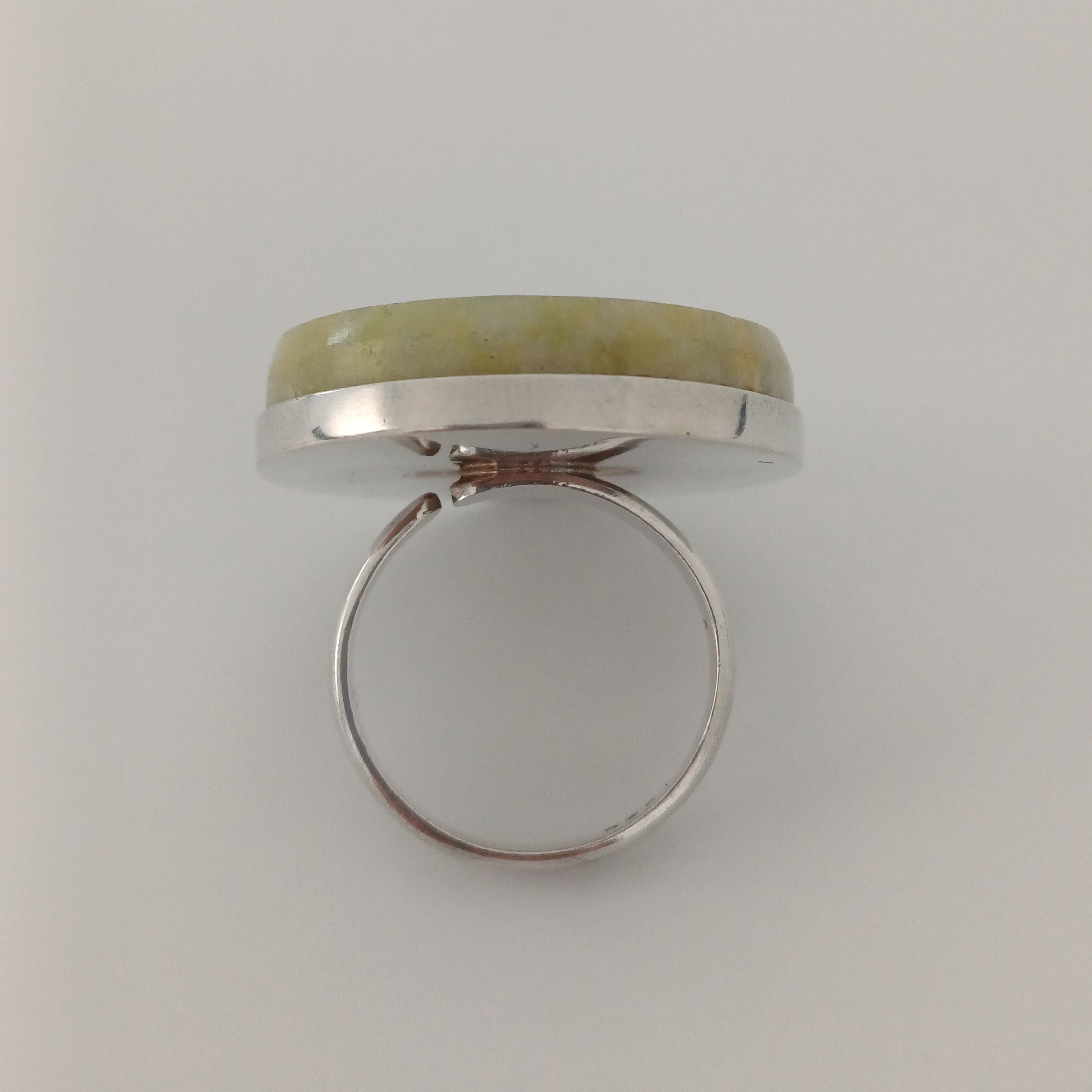 Handmade Serpentine Vintage Style Boho Gemstone Ring