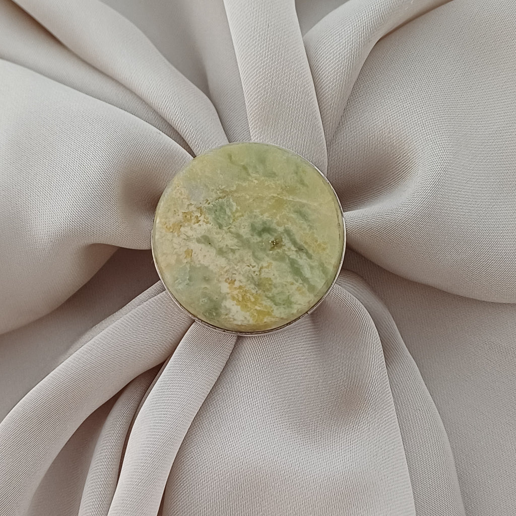 Handmade Serpentine Vintage Style Boho Gemstone Ring