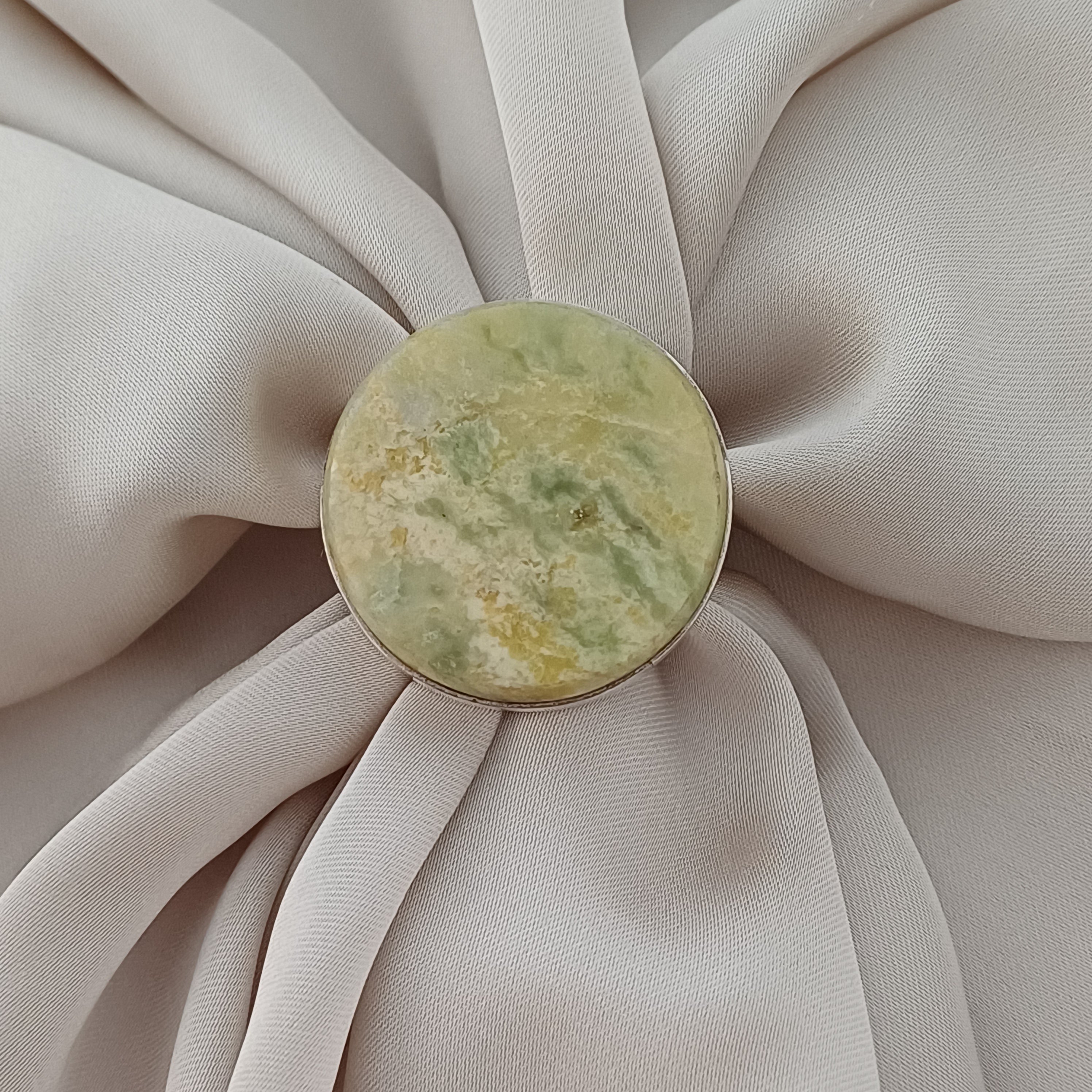 Handmade Serpentine Vintage Style Boho Gemstone Ring