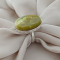 Handmade Serpentine Vintage Style Boho Gemstone Ring