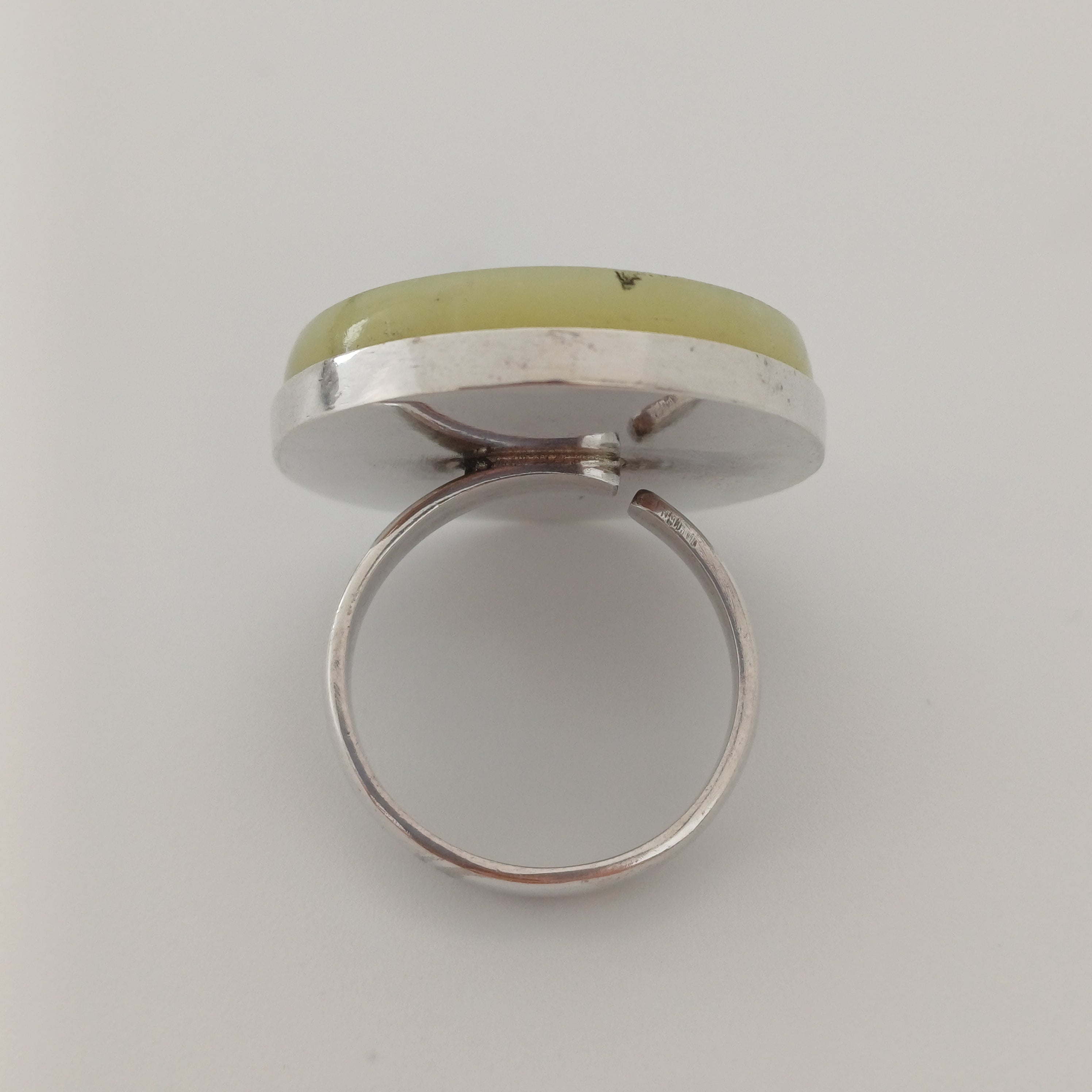 Handmade Serpentine Vintage Style Boho Gemstone Ring