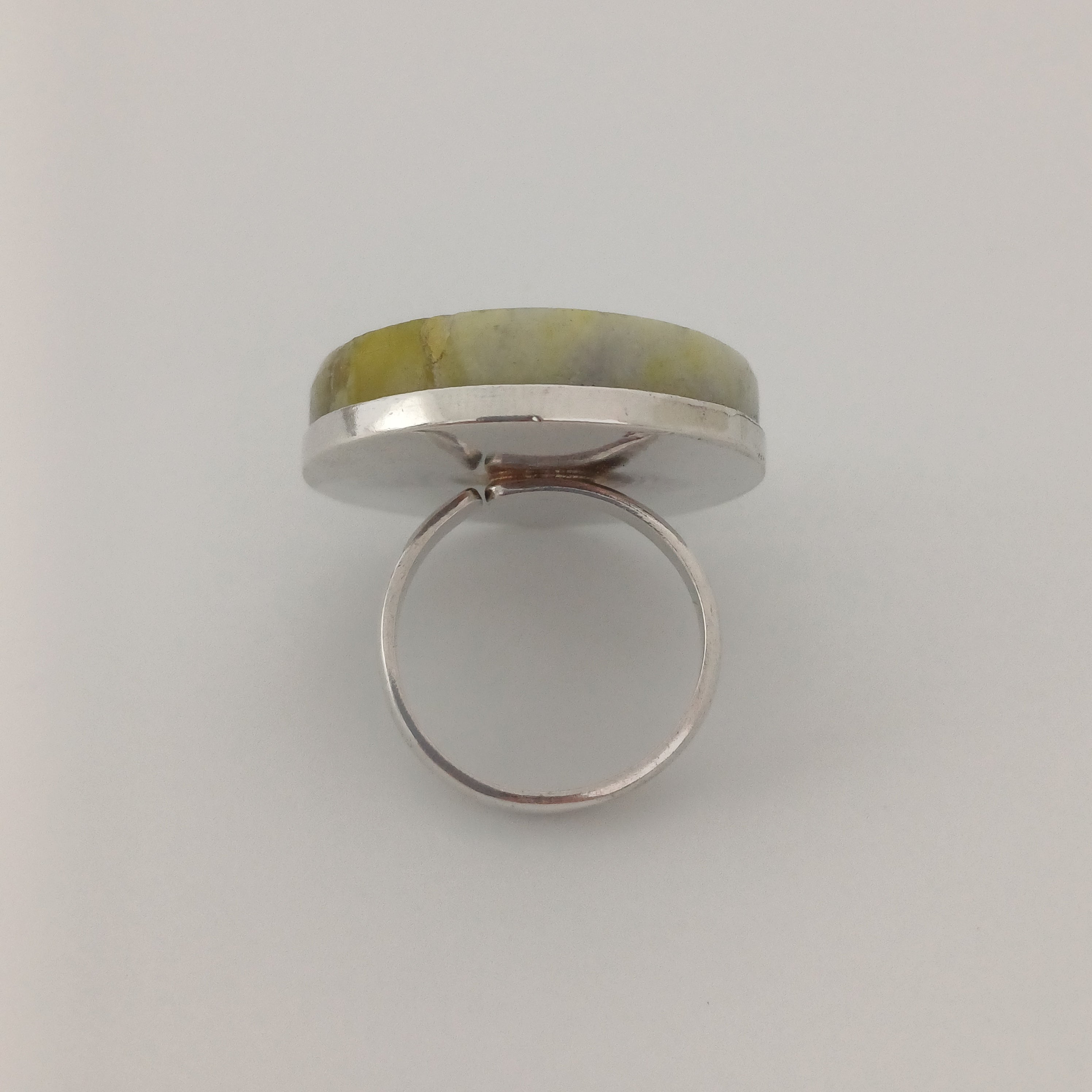 Handmade Serpentine Vintage Style Boho Gemstone Ring