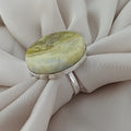 Handmade Serpentine Vintage Style Boho Gemstone Ring