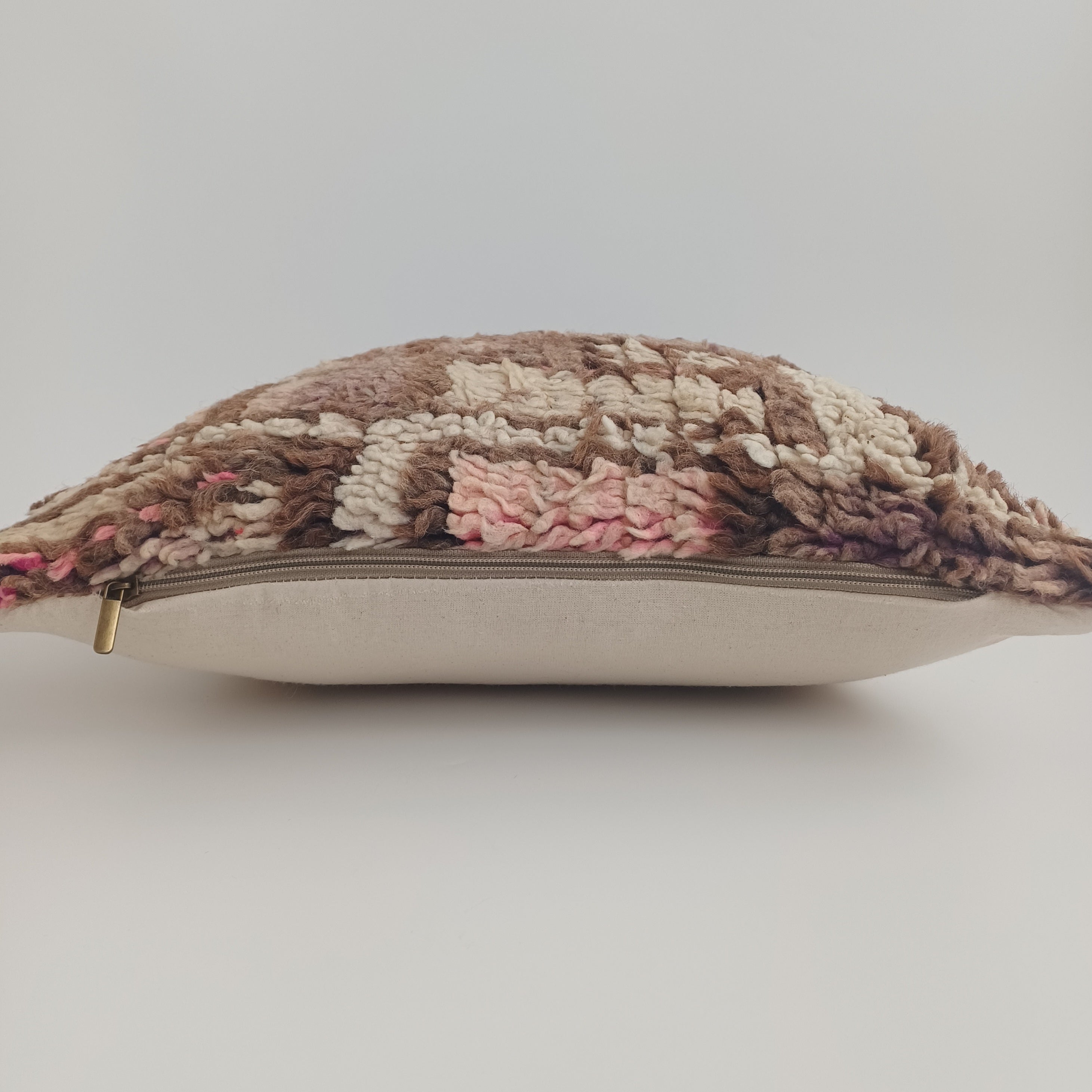 Moroccan Vintage Wool Multicoloured Cushion Cover 16''x16'' / 42x42 CM