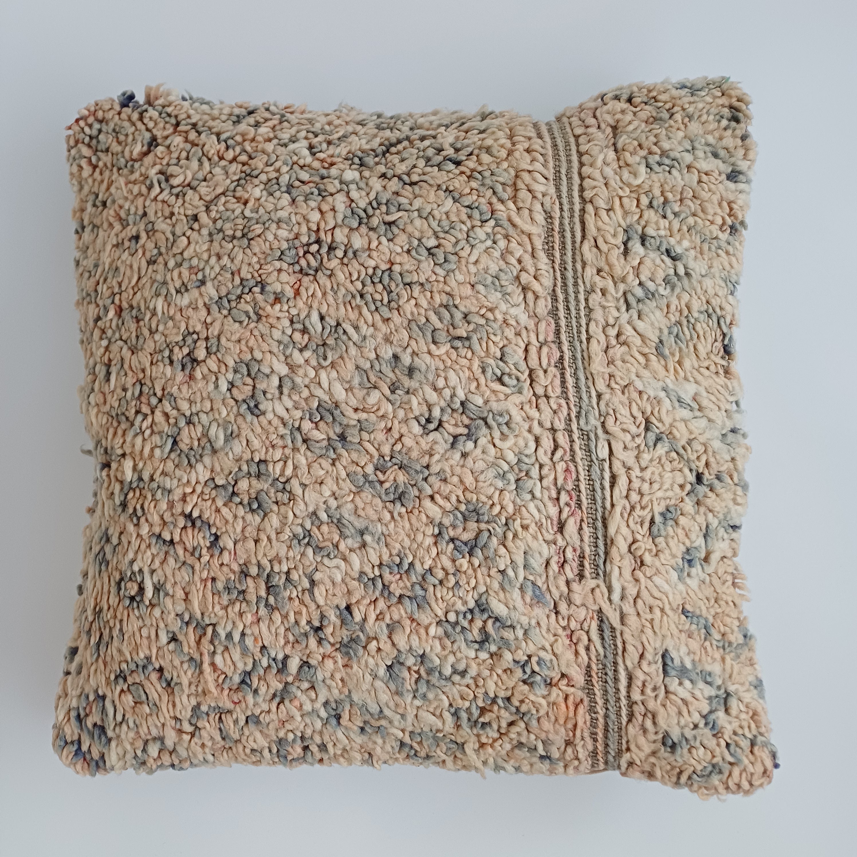 Moroccan Tribal Vintage Wool Multicoloured Cushion Cover 20''x20'' / 52x50 CM