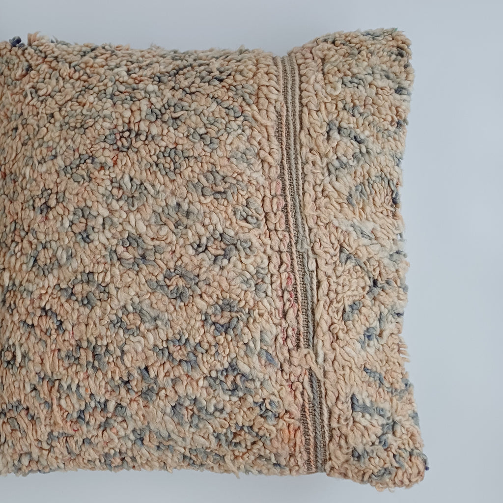 Moroccan Tribal Vintage Wool Multicoloured Cushion Cover 20''x20'' / 52x50 CM
