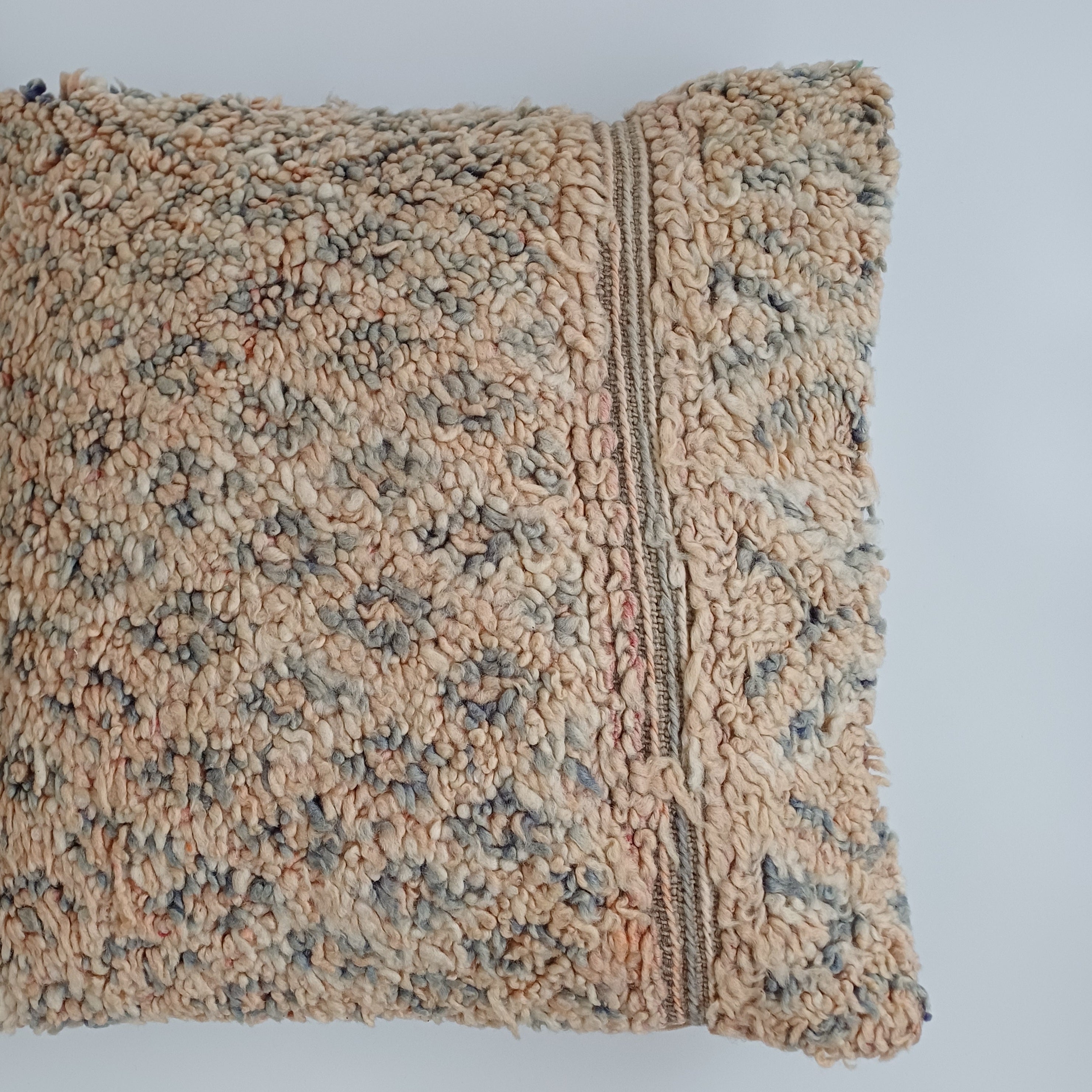 Moroccan Tribal Vintage Wool Multicoloured Cushion Cover 20''x20'' / 52x50 CM