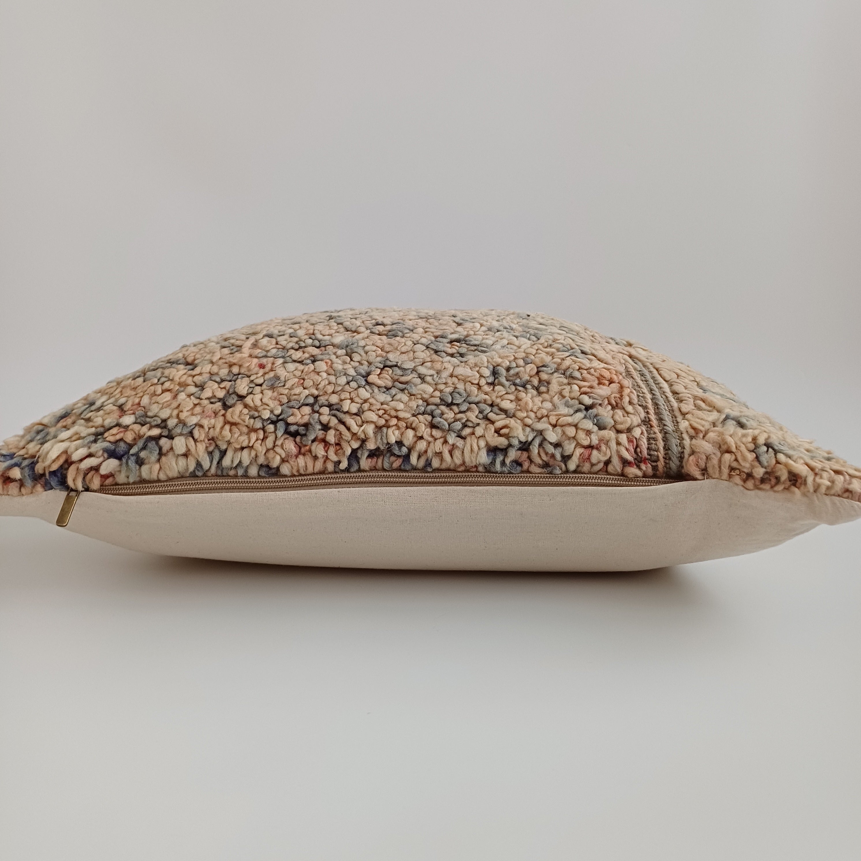 Moroccan Tribal Vintage Wool Multicoloured Cushion Cover 20''x20'' / 52x50 CM