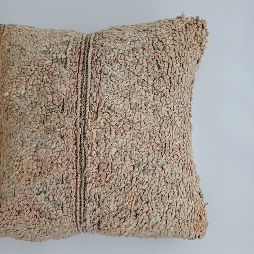 Moroccan Tribal Vintage Wool Multicoloured Cushion Cover 20''x20'' / 53x50 CM